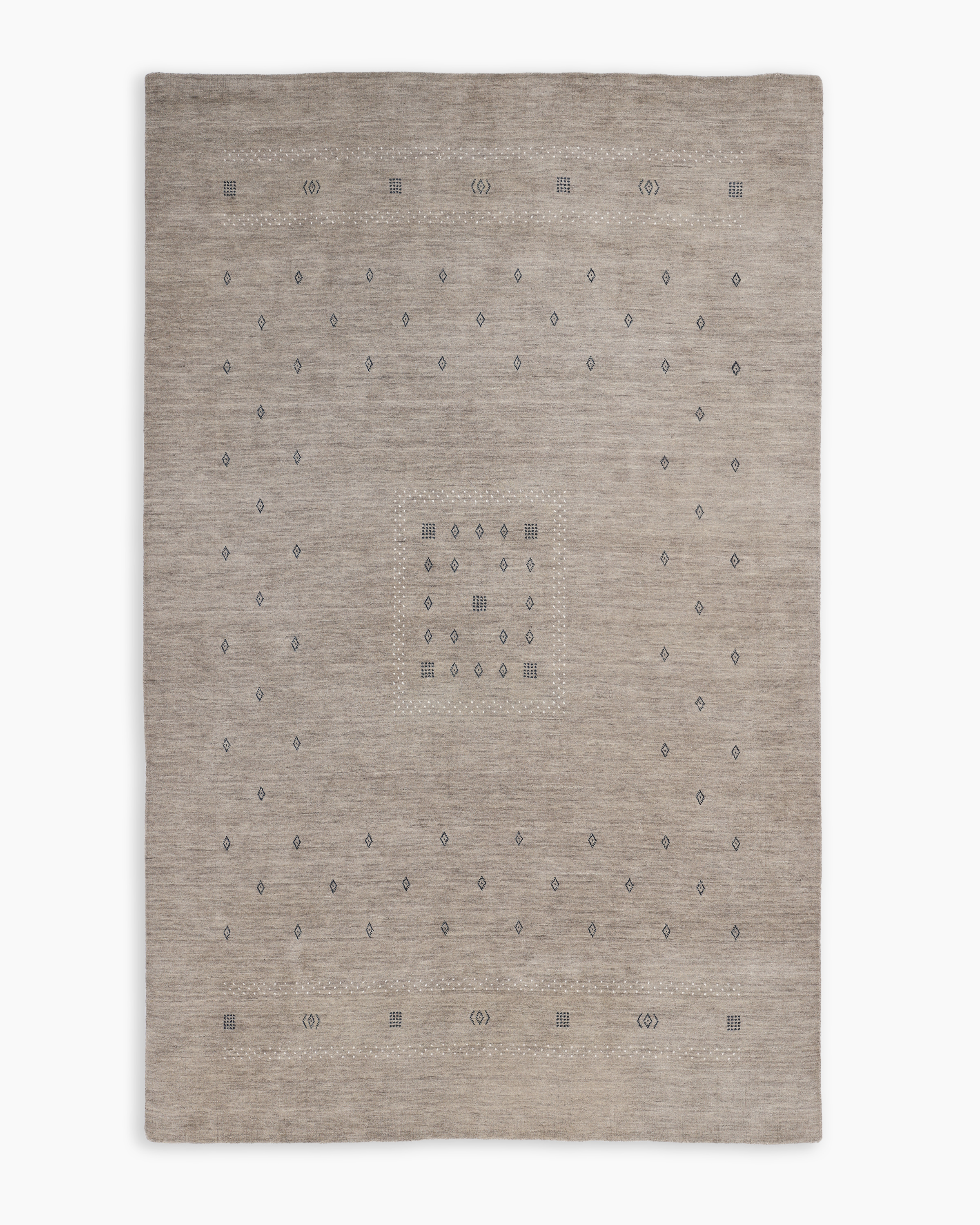 Taupe Dakota Hand-Loomed Wool Rug 