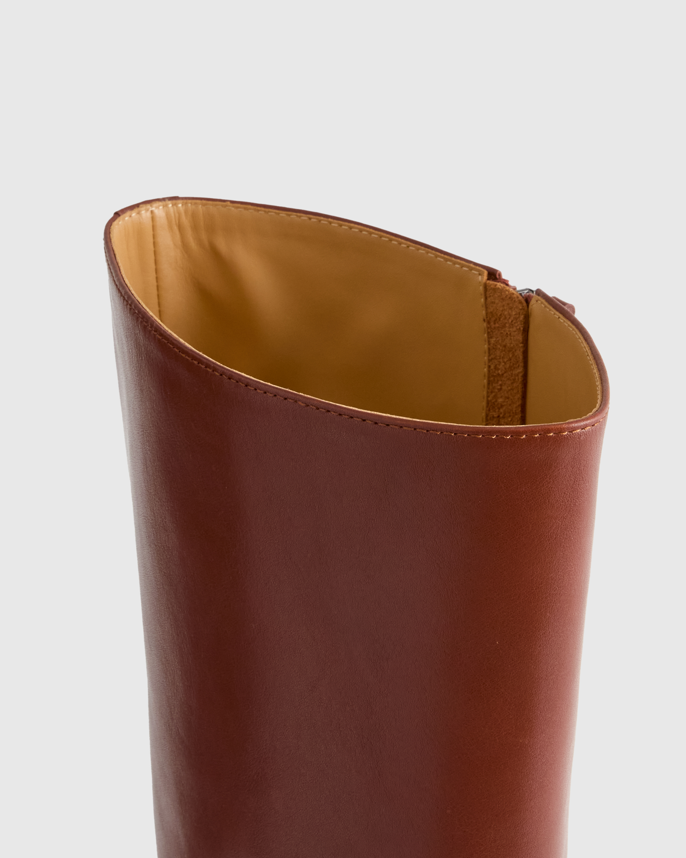 Italian Leather Riding Boots in Saddle
