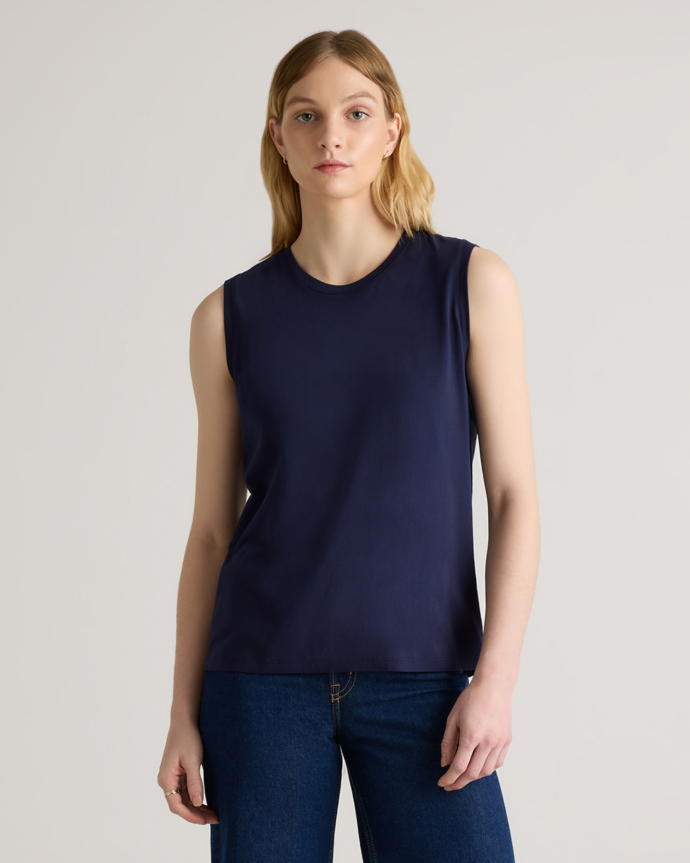 Organic Cotton Micro-Rib Scoop Neck Tank 3 Pack Bundle