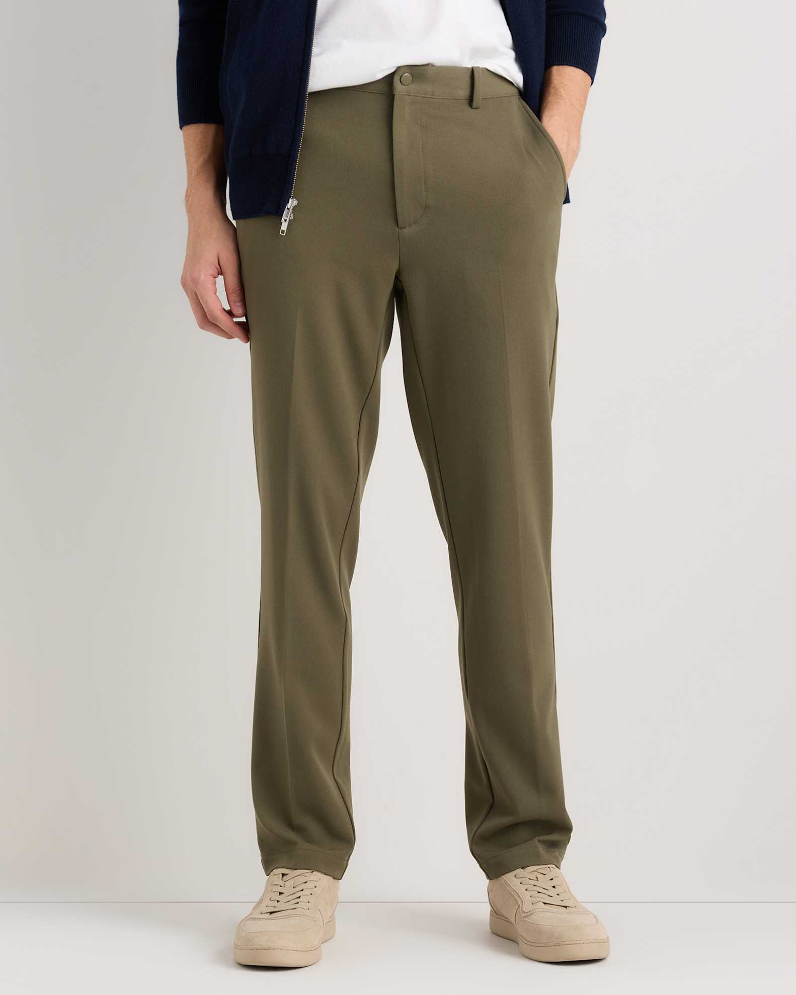 Men's Ultra-Stretch 24/7 Smart Chinos Athletic Tapered in Bayberry Olive, Size 30X32, 100% Polyester by Quince Men's Ultra-Stretch 24/7 Smart Chinos Athletic Tapered in Bayberry Olive, Size 30X32, 100% Polyester by Quince
