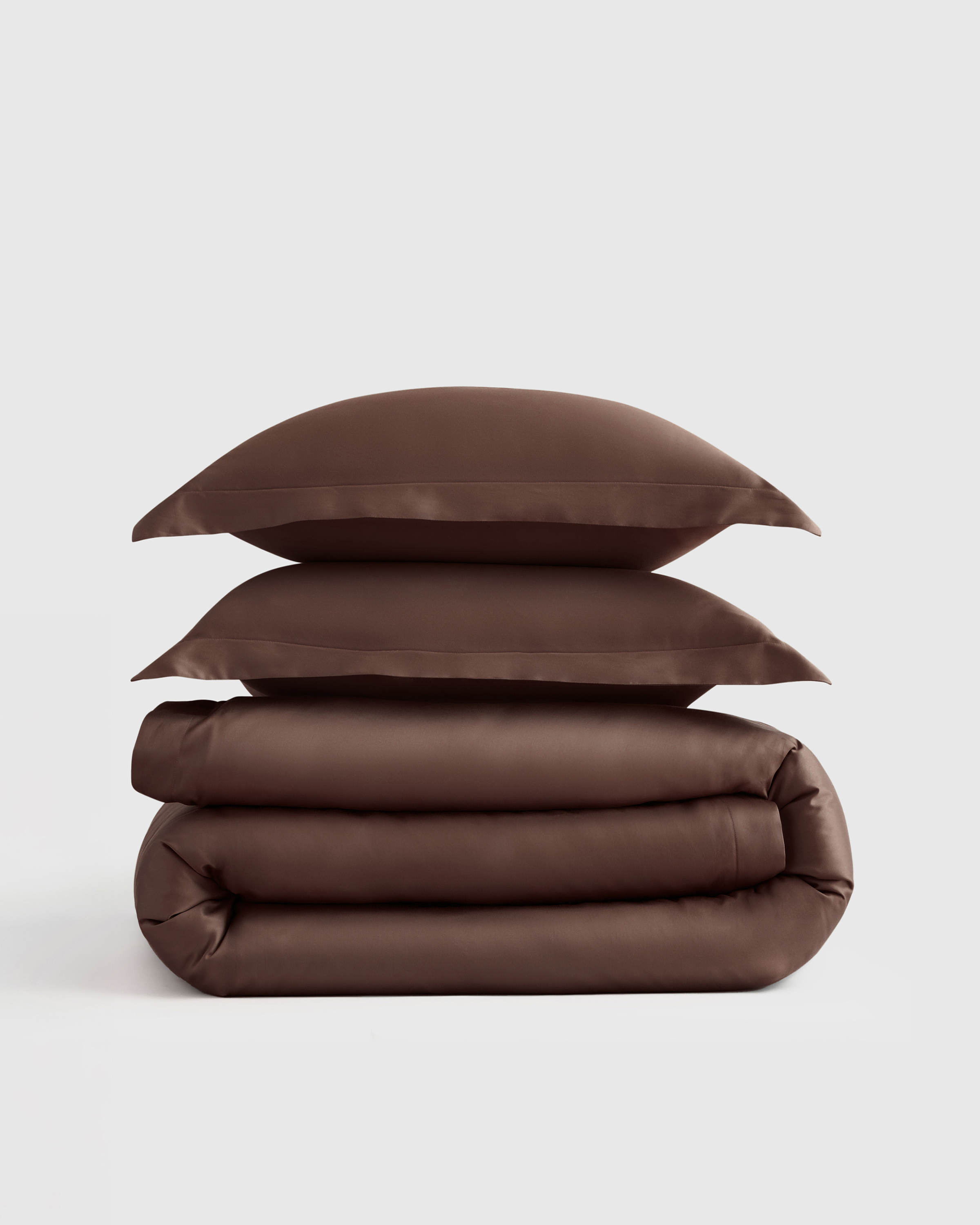 Espresso Signature Giza Cotton Sateen Duvet Cover Set