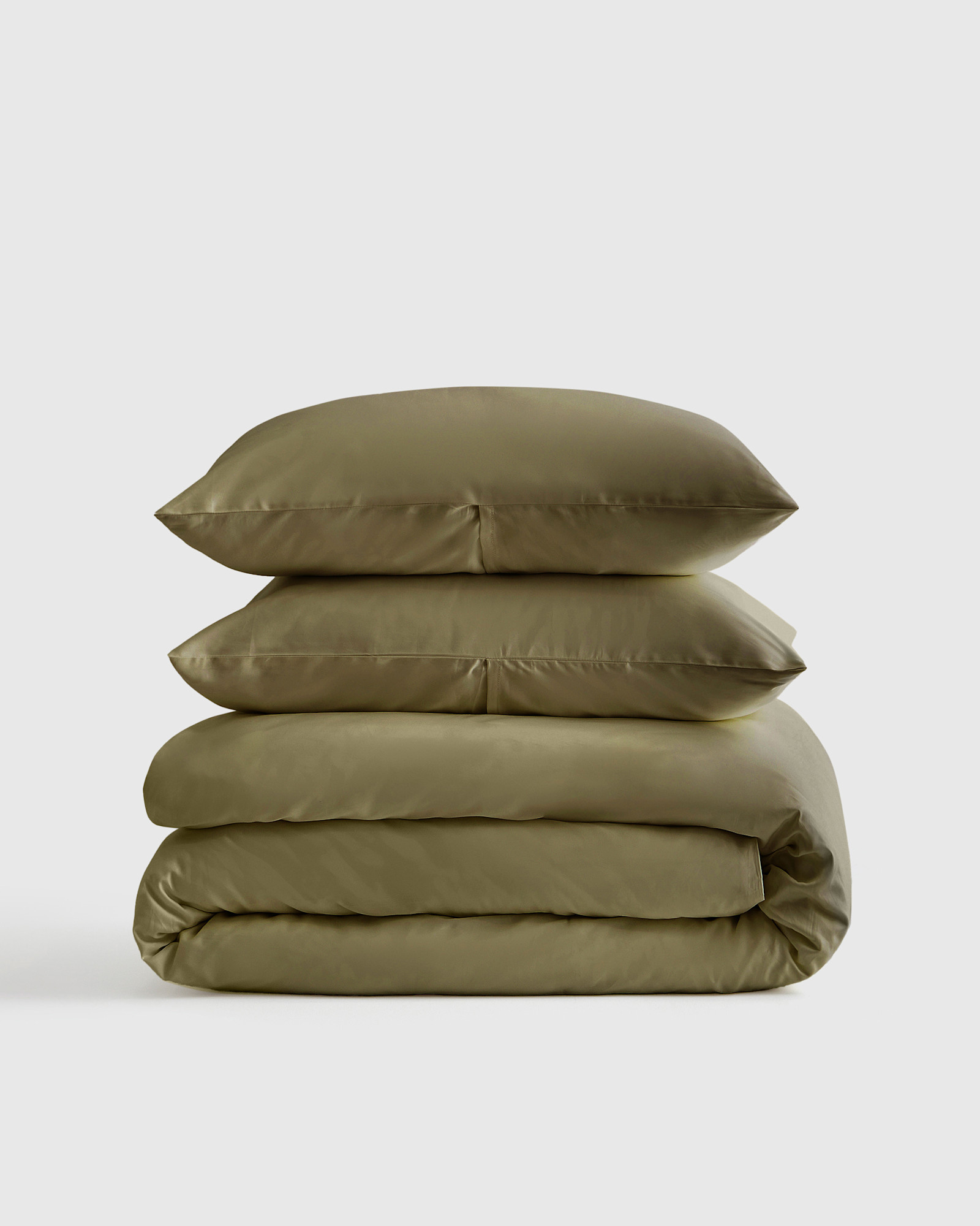 Sateen aloe duvet set