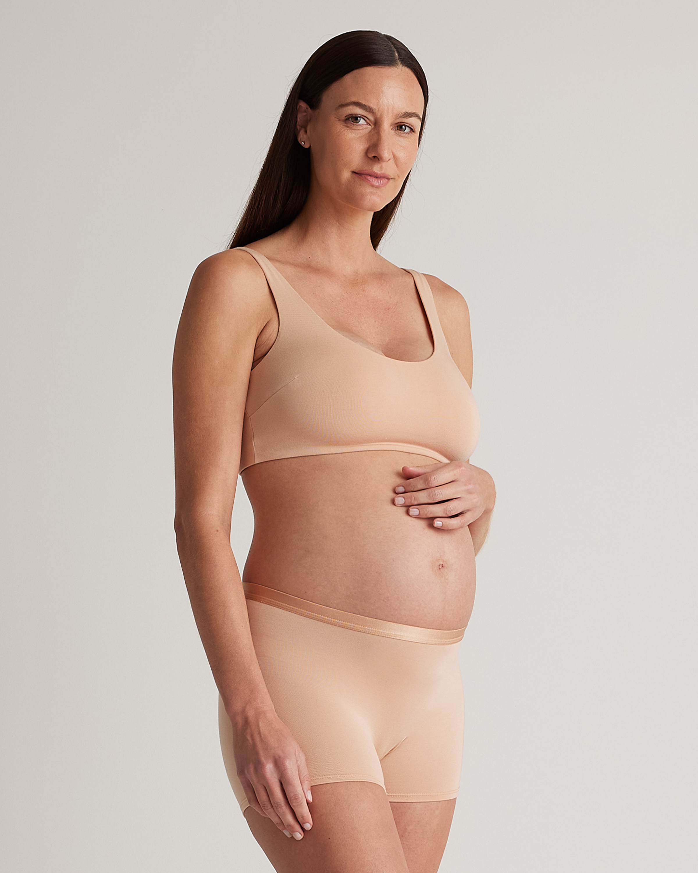 Warm Sand Micromodal Maternity & Postpartum Bra (2-pack)