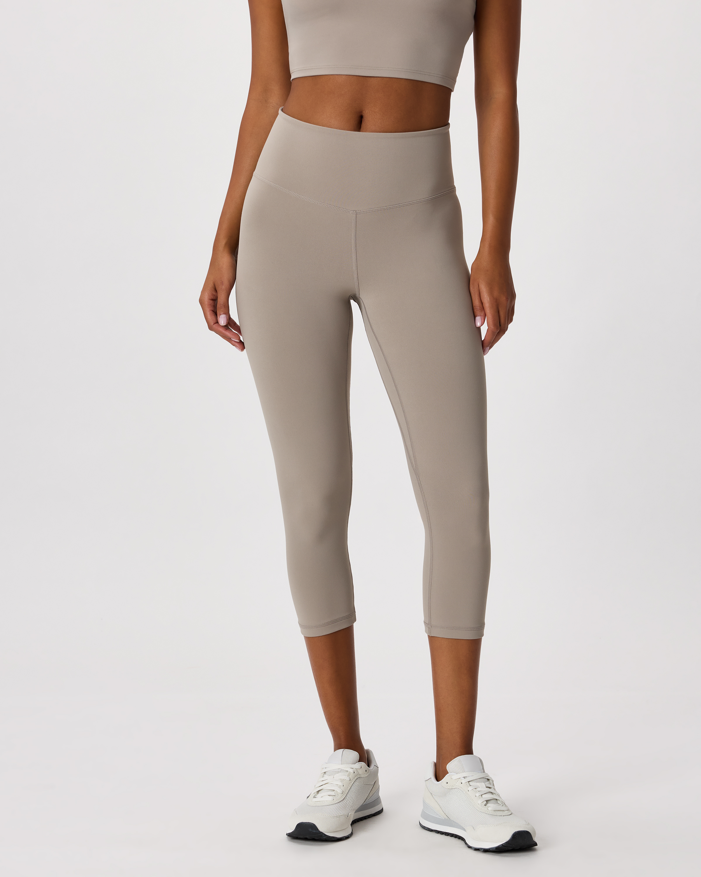 Morel Grey Ultra-Form High-Rise Capri