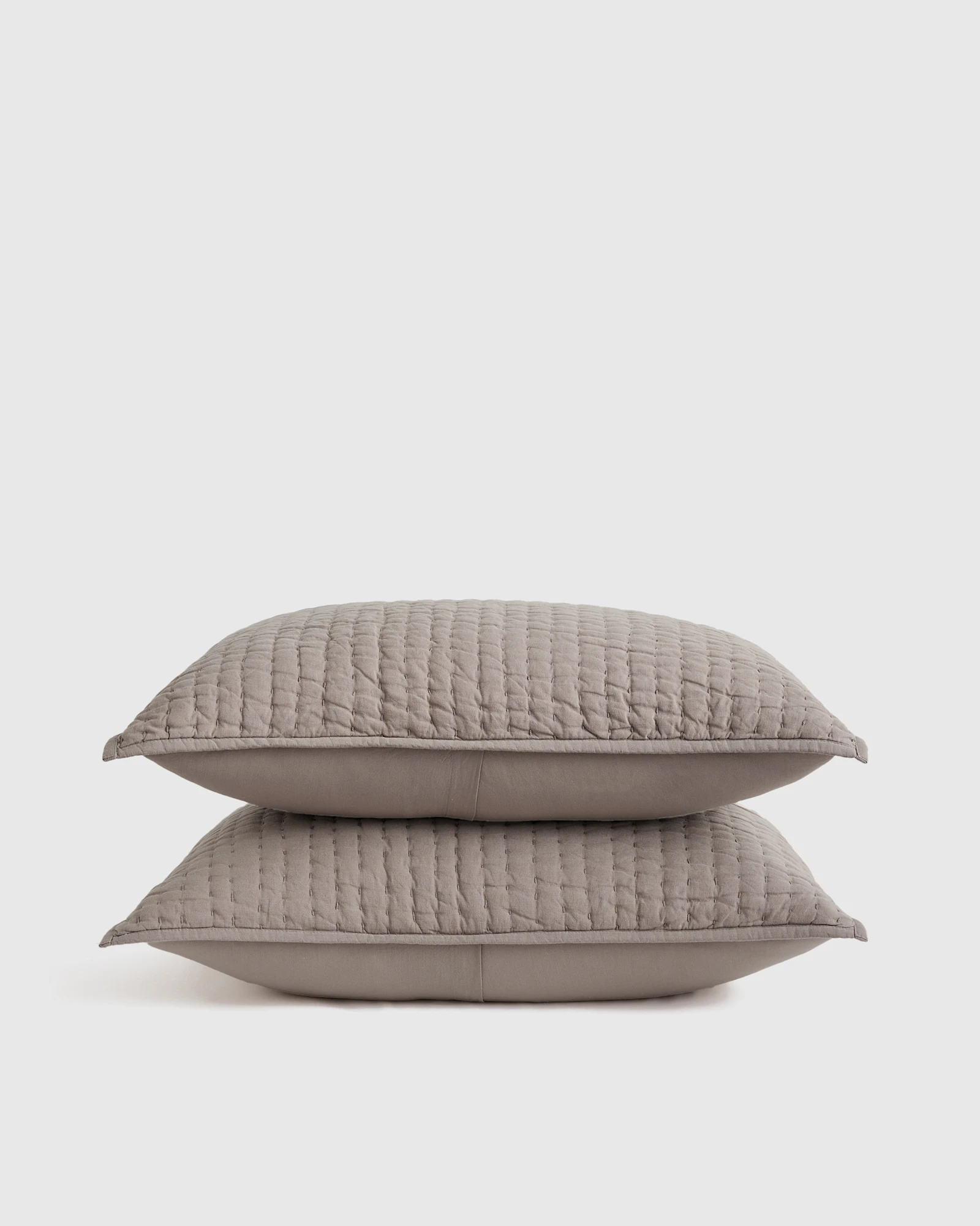 European Linen Cotton Stitch Sham Set | Quince Canada