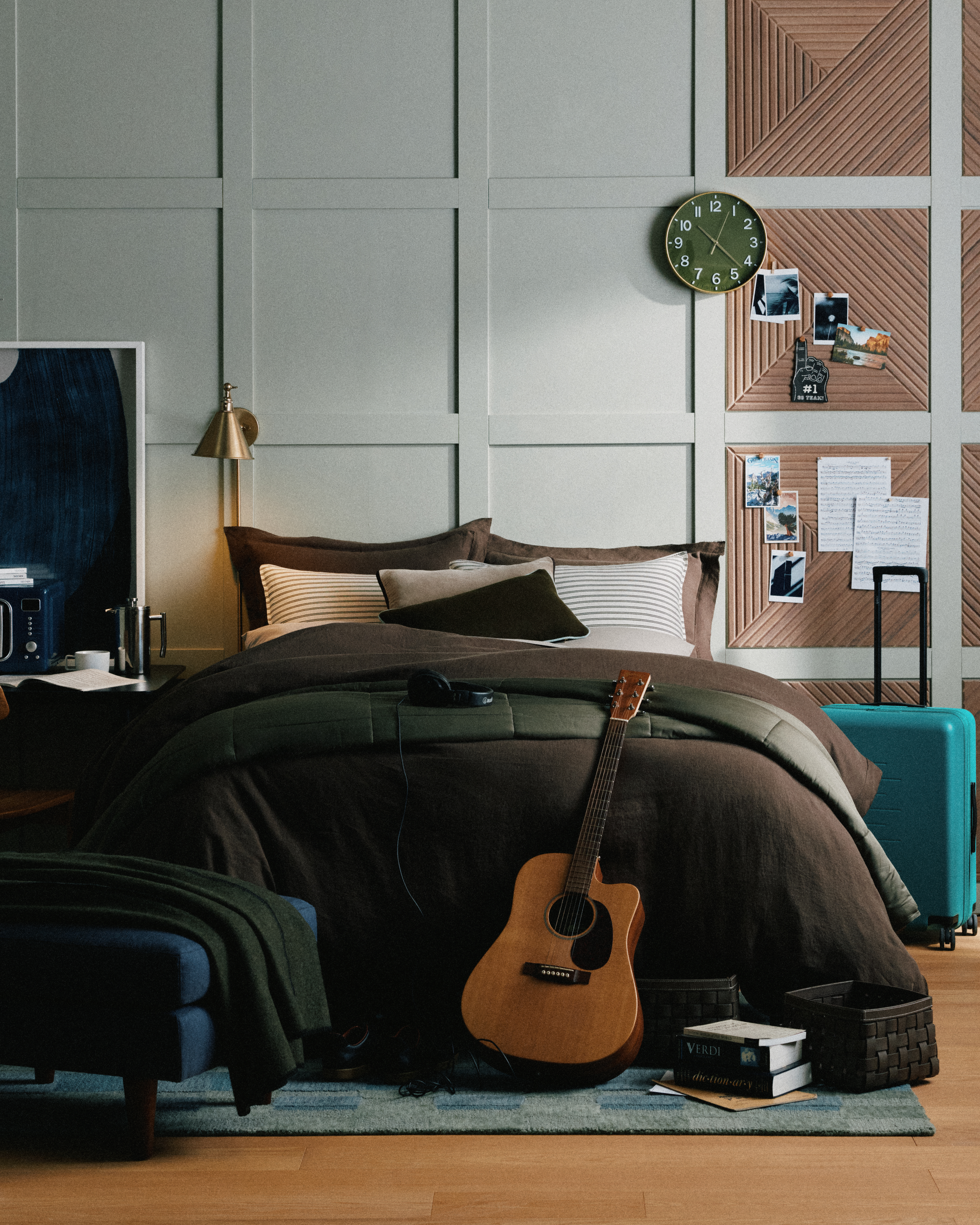 Espresso European Linen Duvet Cover Set