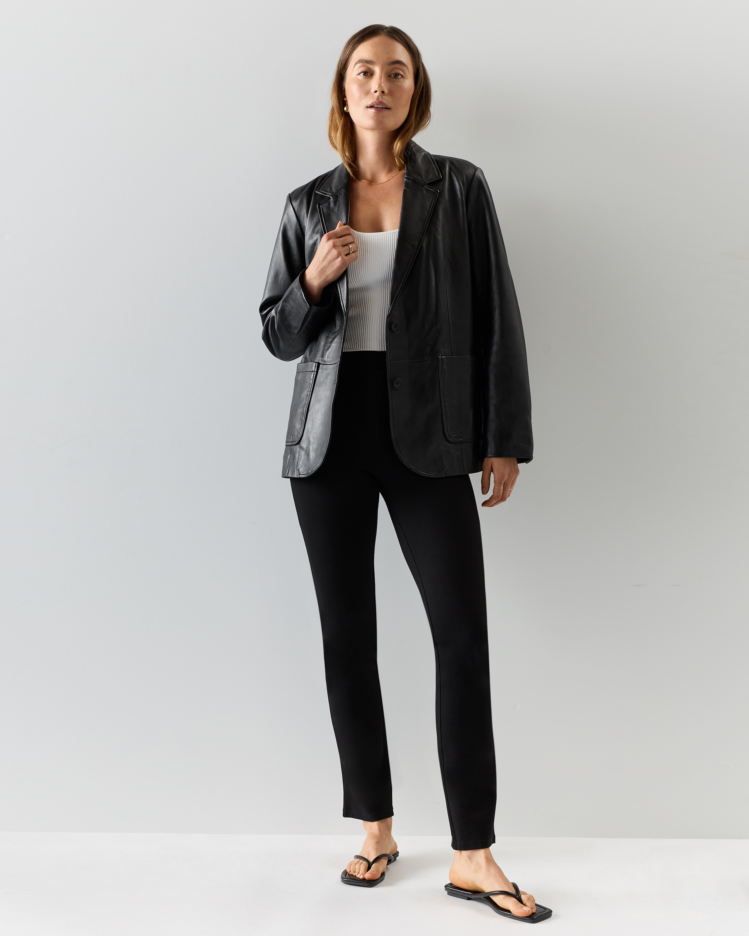 Ultra-Stretch Ponte Straight Leg Pants