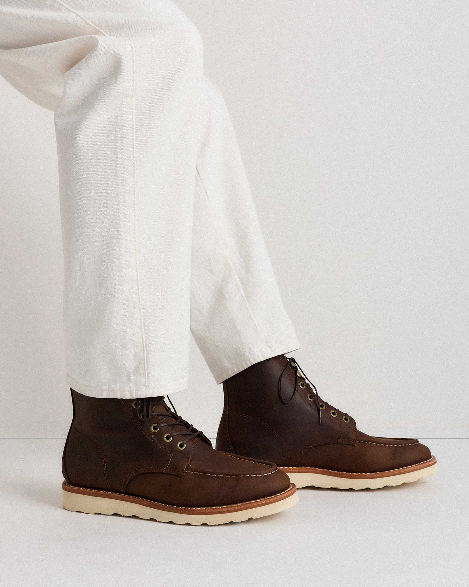 moc toe dress boots Rockport Macklin Boot | Men's | Dark Brown | Size 9 | Rockports Macklin Moc Toe Boot is built with truTECH cushioning underfoot Comfortable Black Leather Moc Toe