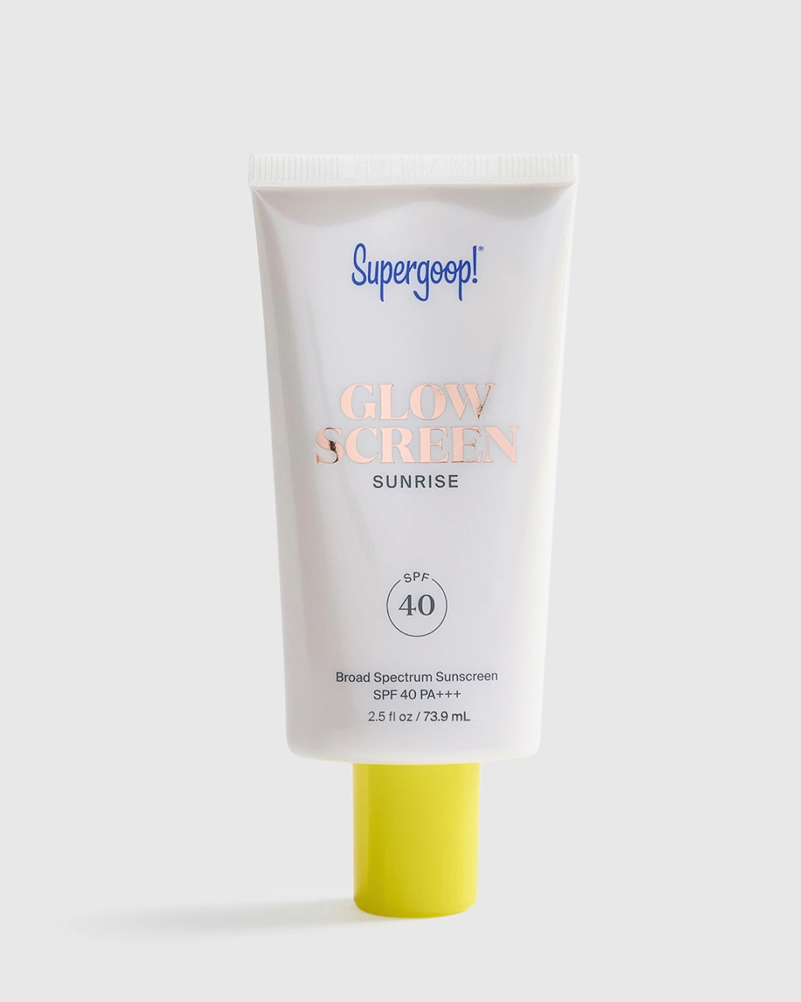 Glowscreen SPF 40 2.5 oz by Supergoop! in Sunrise : Champagne Glow