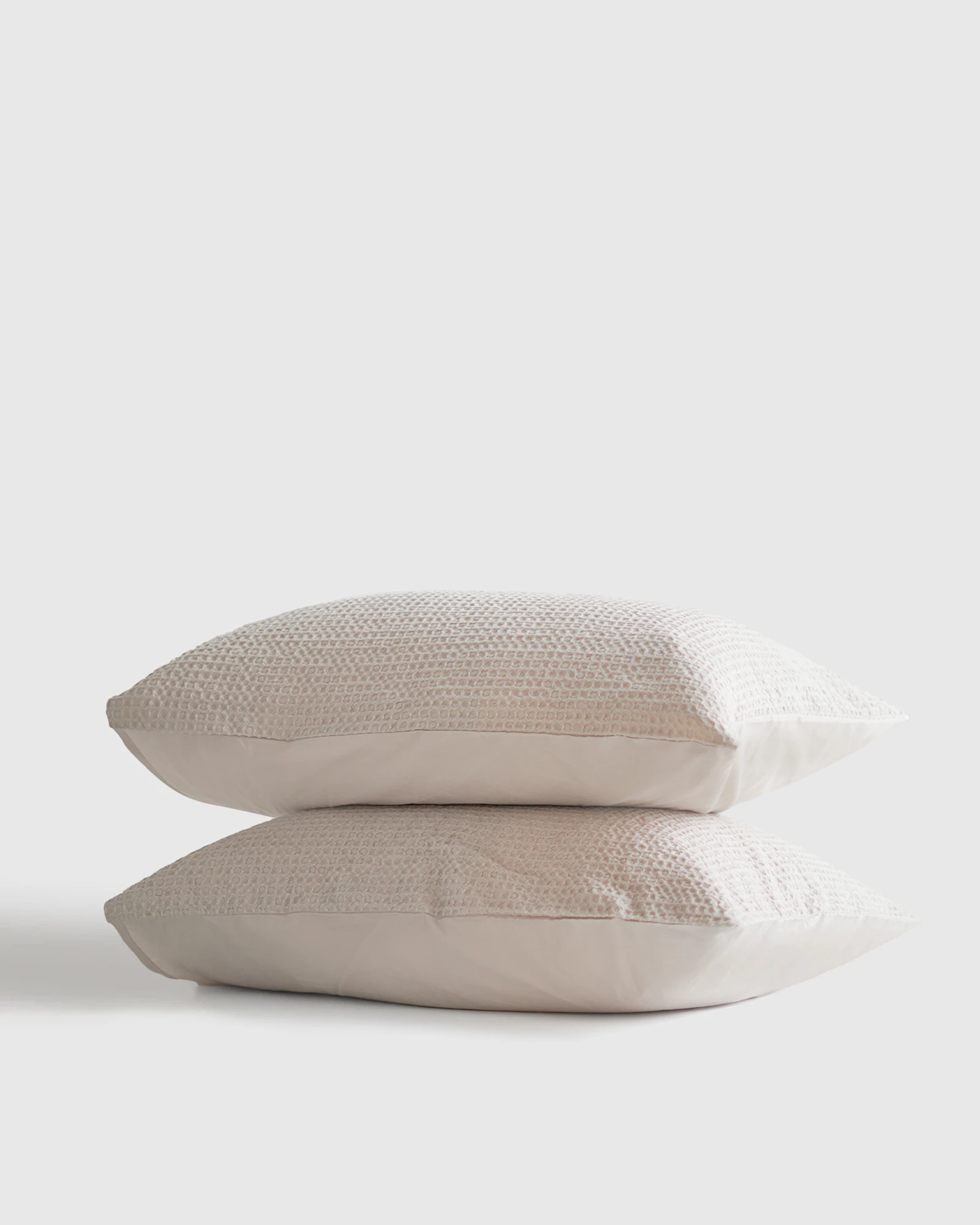 Organic Luxe Honeycomb Sham Set