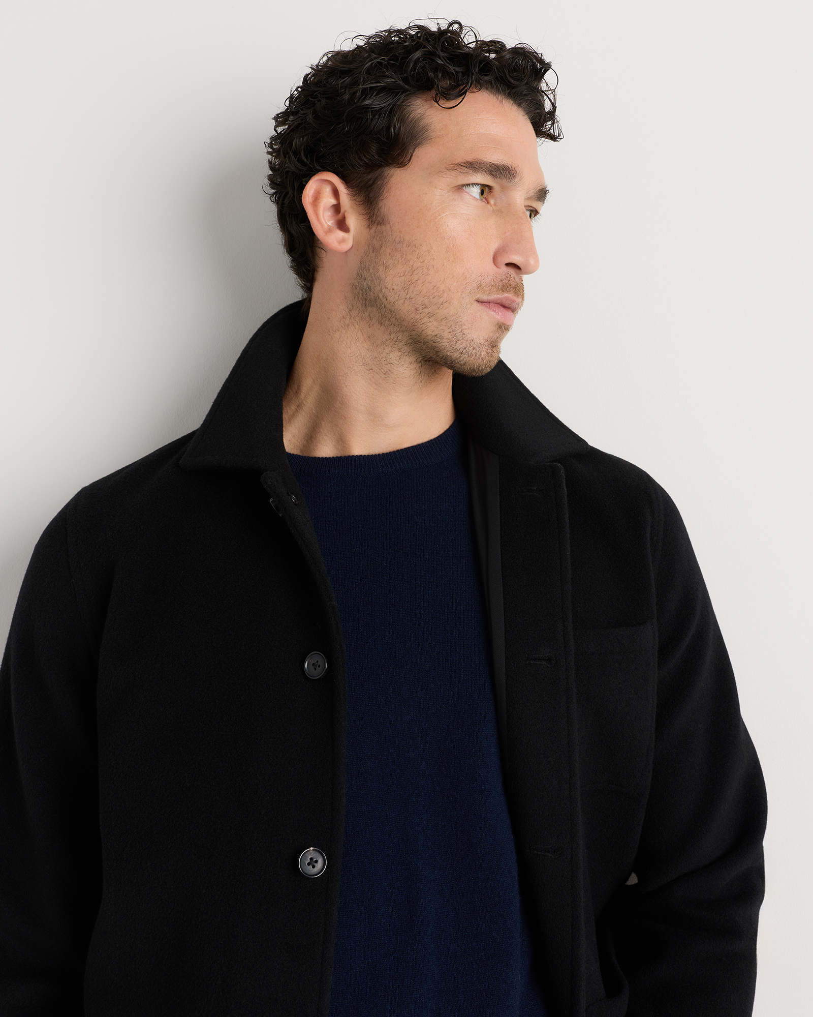Wool Cashmere Chore Jacket