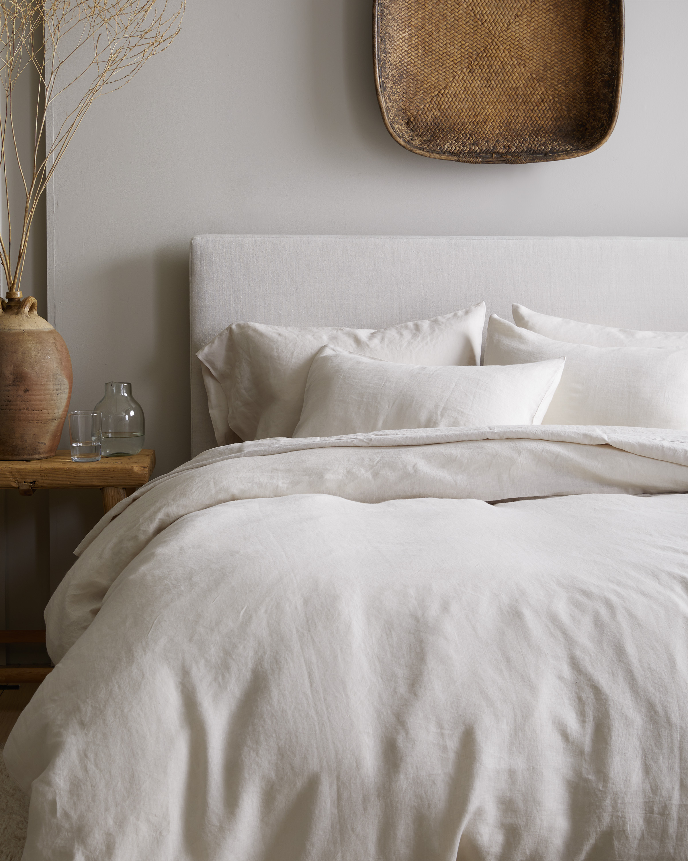 European Linen Duvet Cover Set - King/Cal King