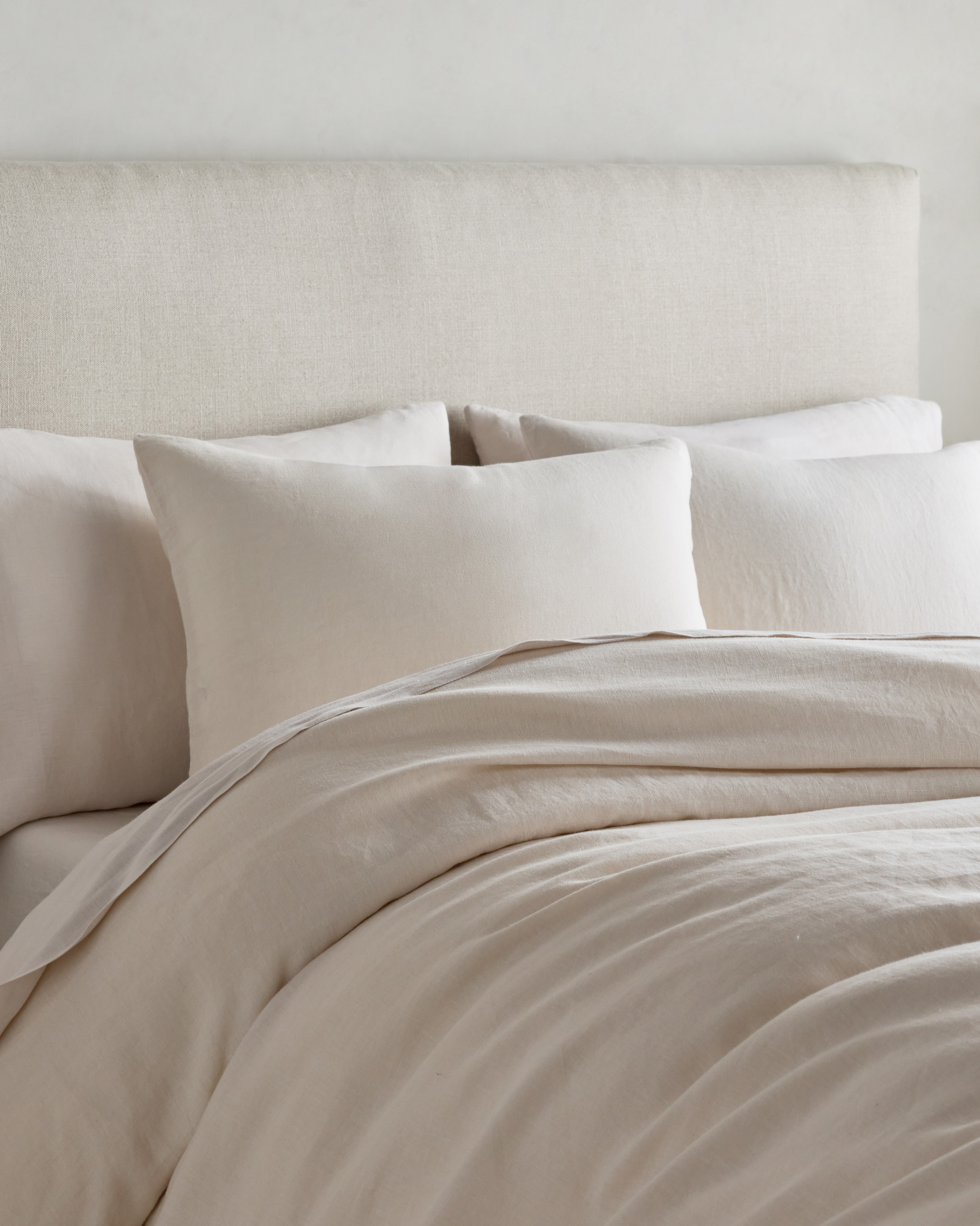 Sand European Linen Sham Set