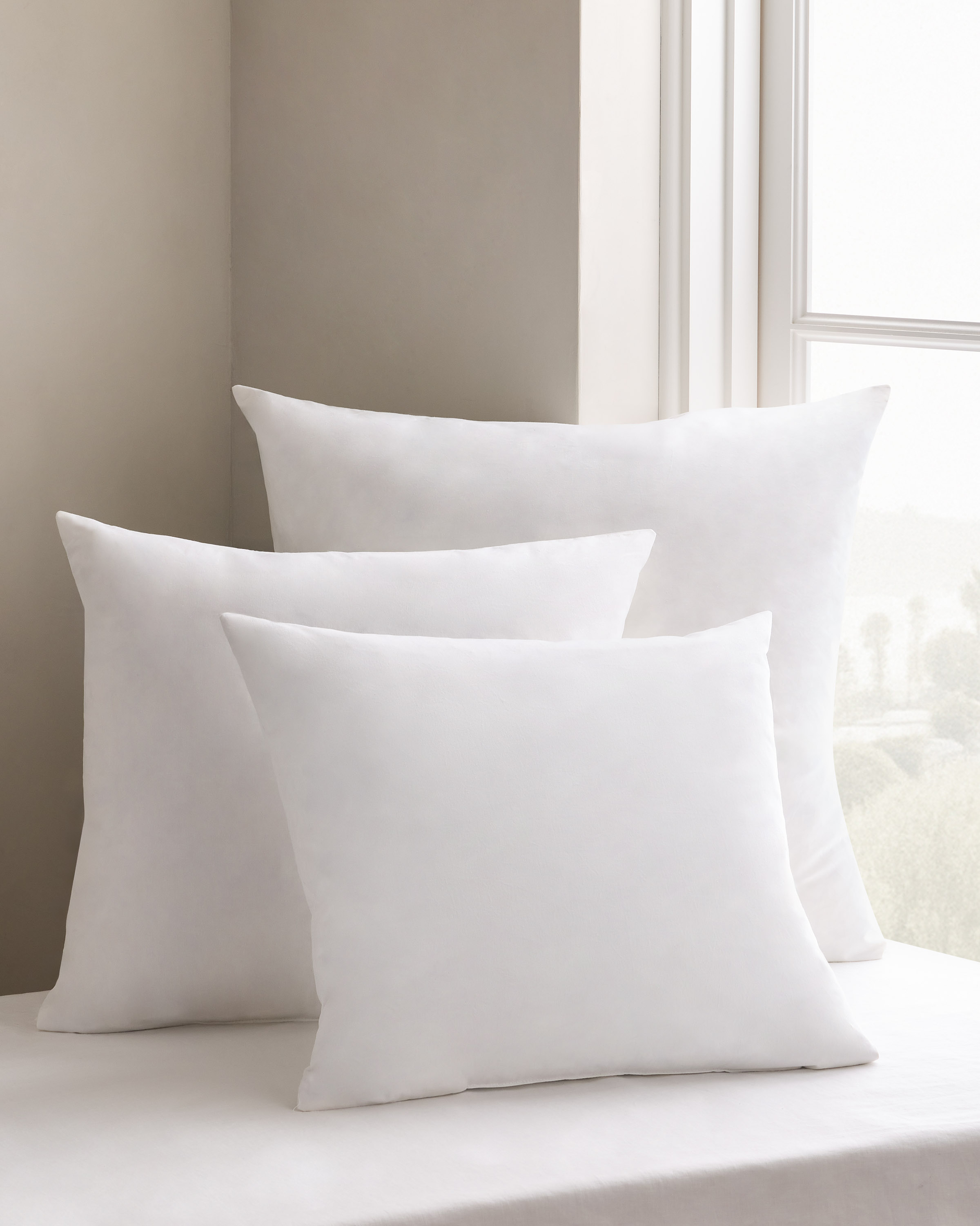 Premium Feather Pillow Insert (Set of 2) 26x26