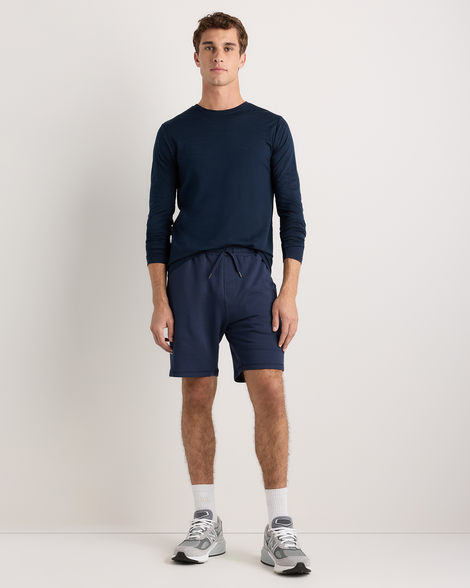 Supersoft Fleece Sweatshort in Navy