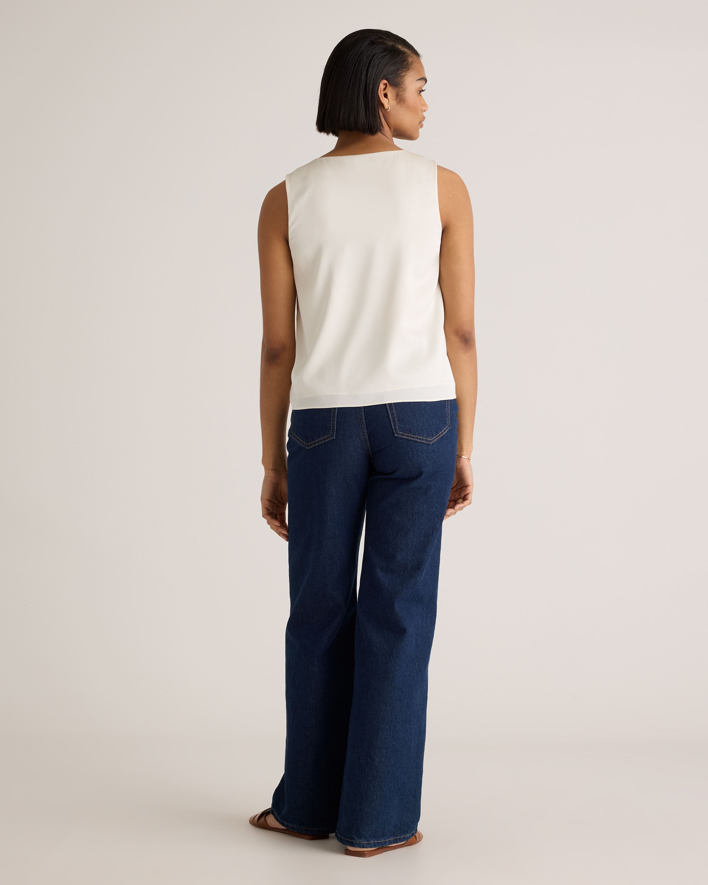 Washable Stretch Silk Tank | Quince