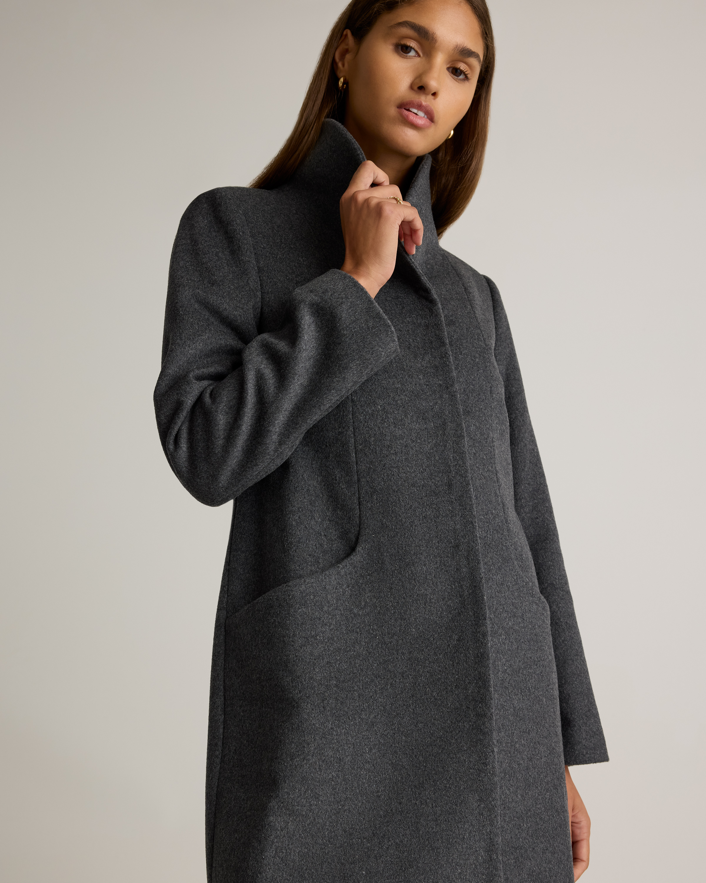 ジャケット・アウター griffin Re-Engineered Cocoon Coat Italian Wool Cocoon Coat