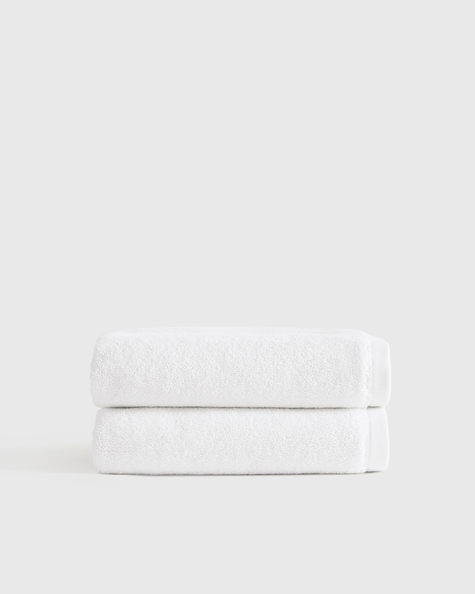 Plush Organic Turkish Cotton Hand Towel (Set of 2) - White