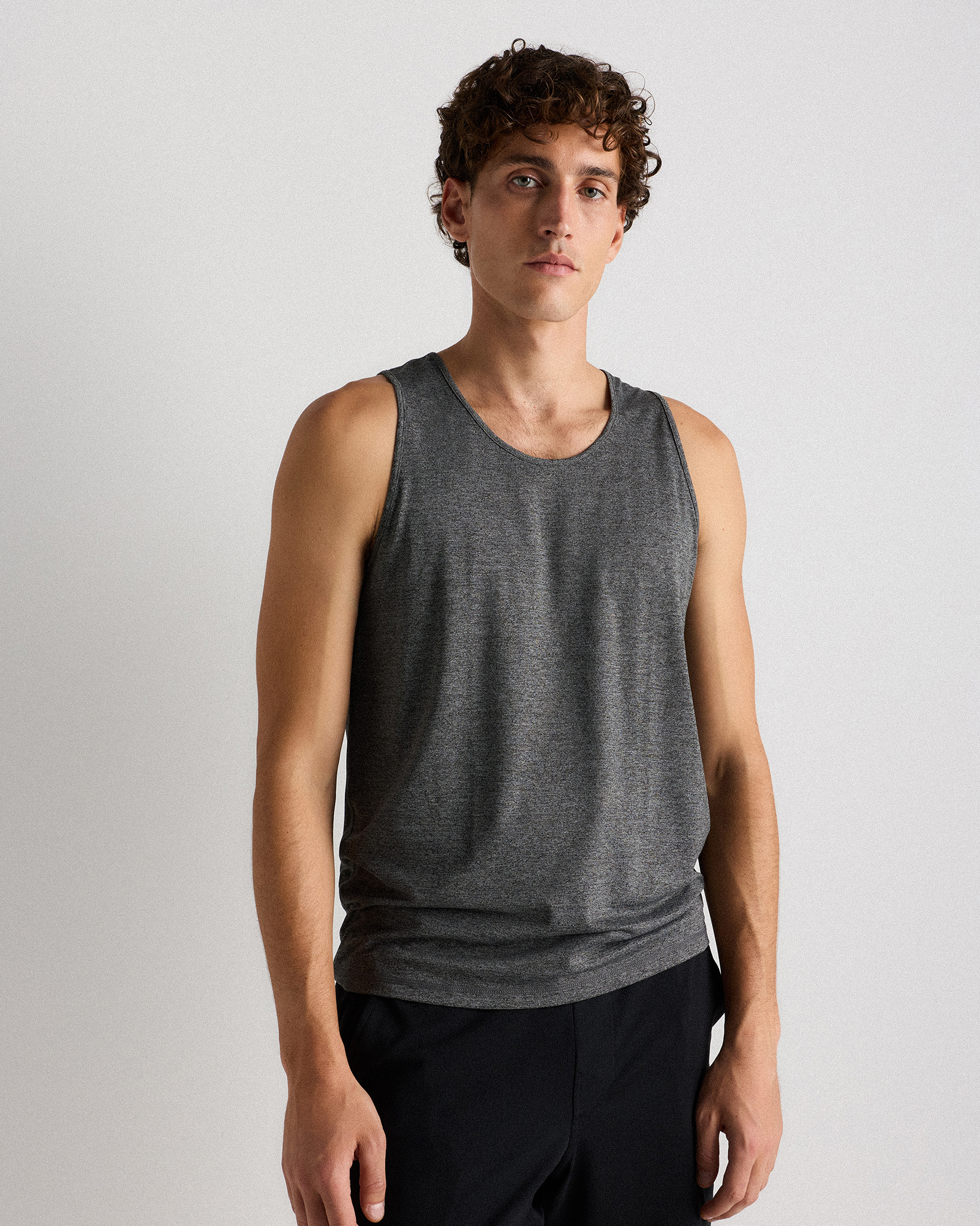 Charcoal Débardeur en Flowknit Breeze