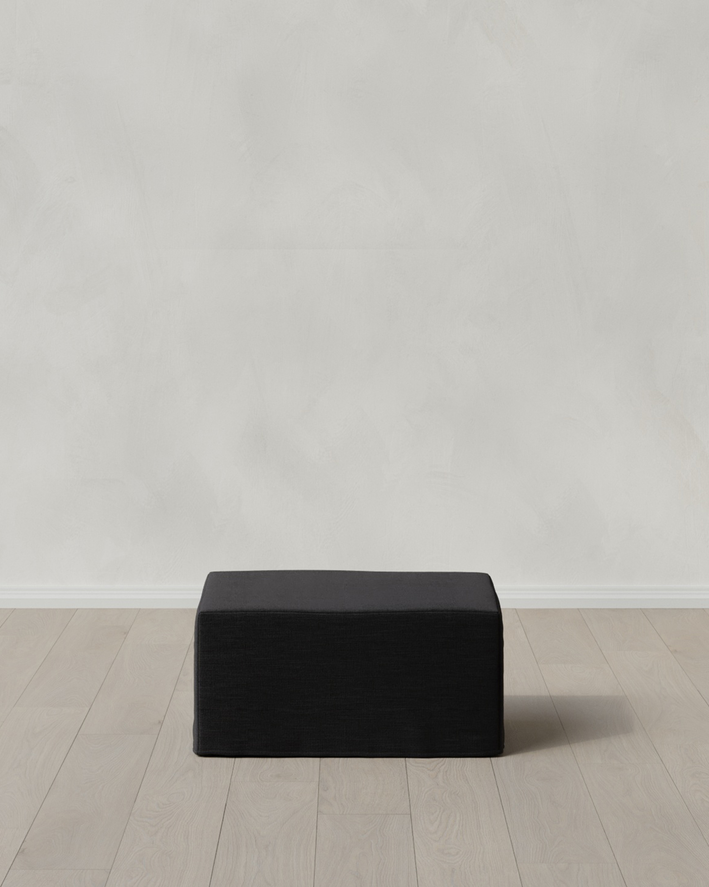 Slipcover Ottoman Bru MEX Onyx