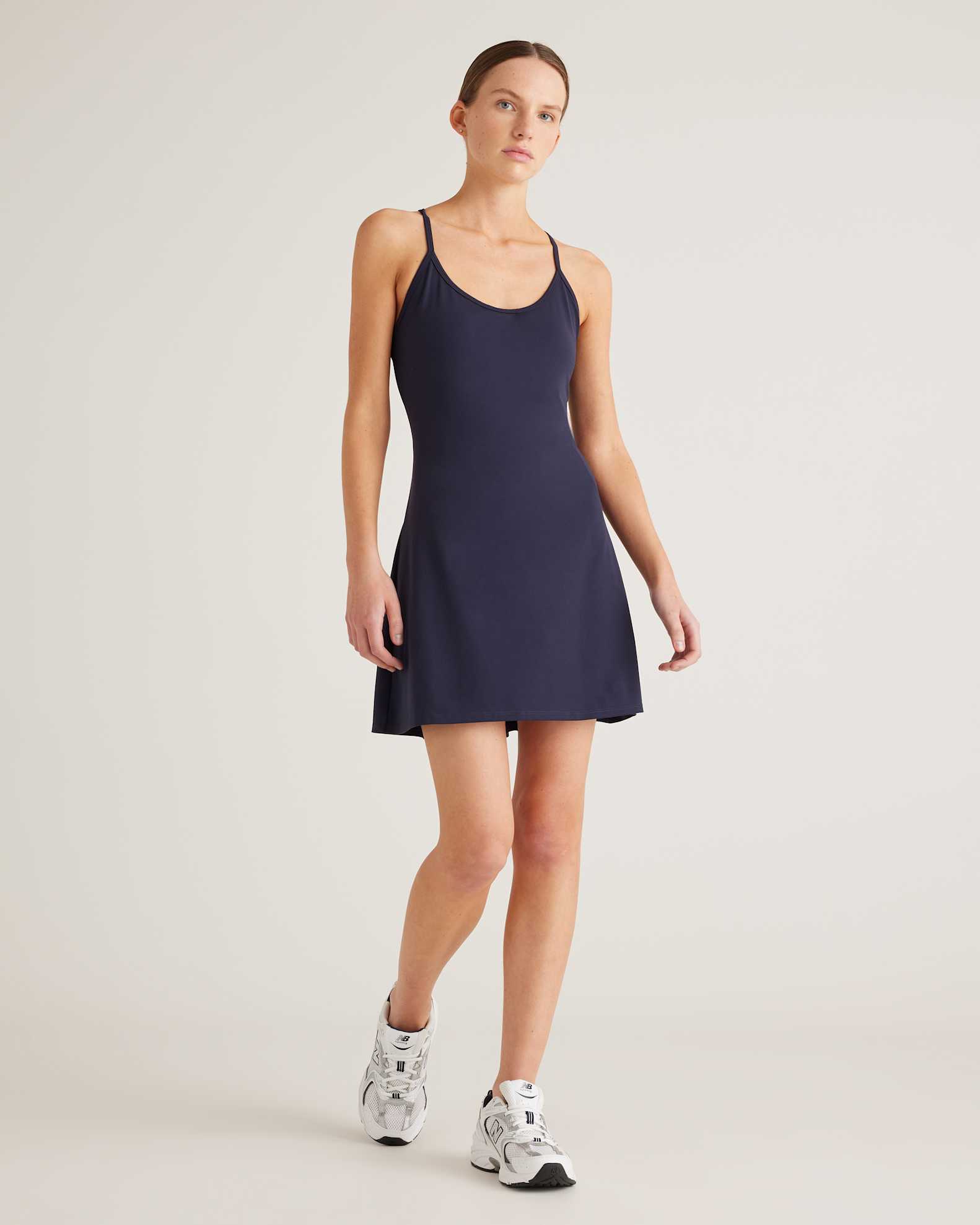 Women's Ultra-Form Active Dress in Deep Navy, Size Medium, Nylon/Spandex by Quince Women's Ultra-Form Active Dress in Deep Navy, Size Medium, Nylon/Spandex by Quince