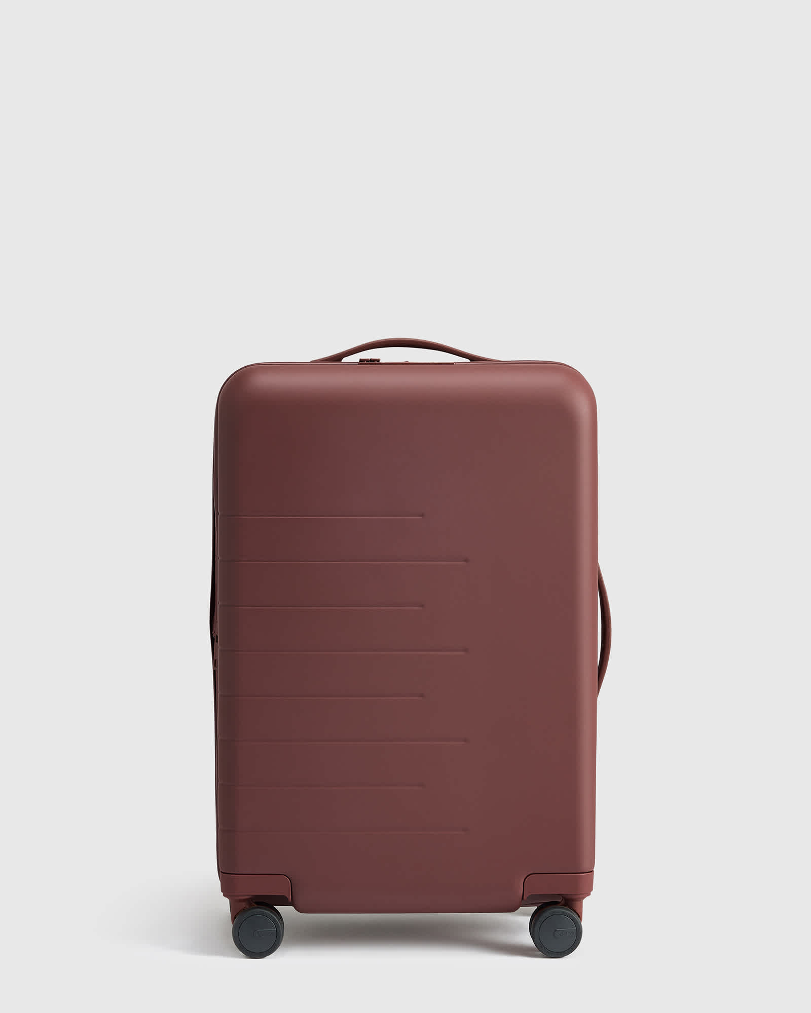 Cocoa Brown Expandable Carry-On Suitcase
