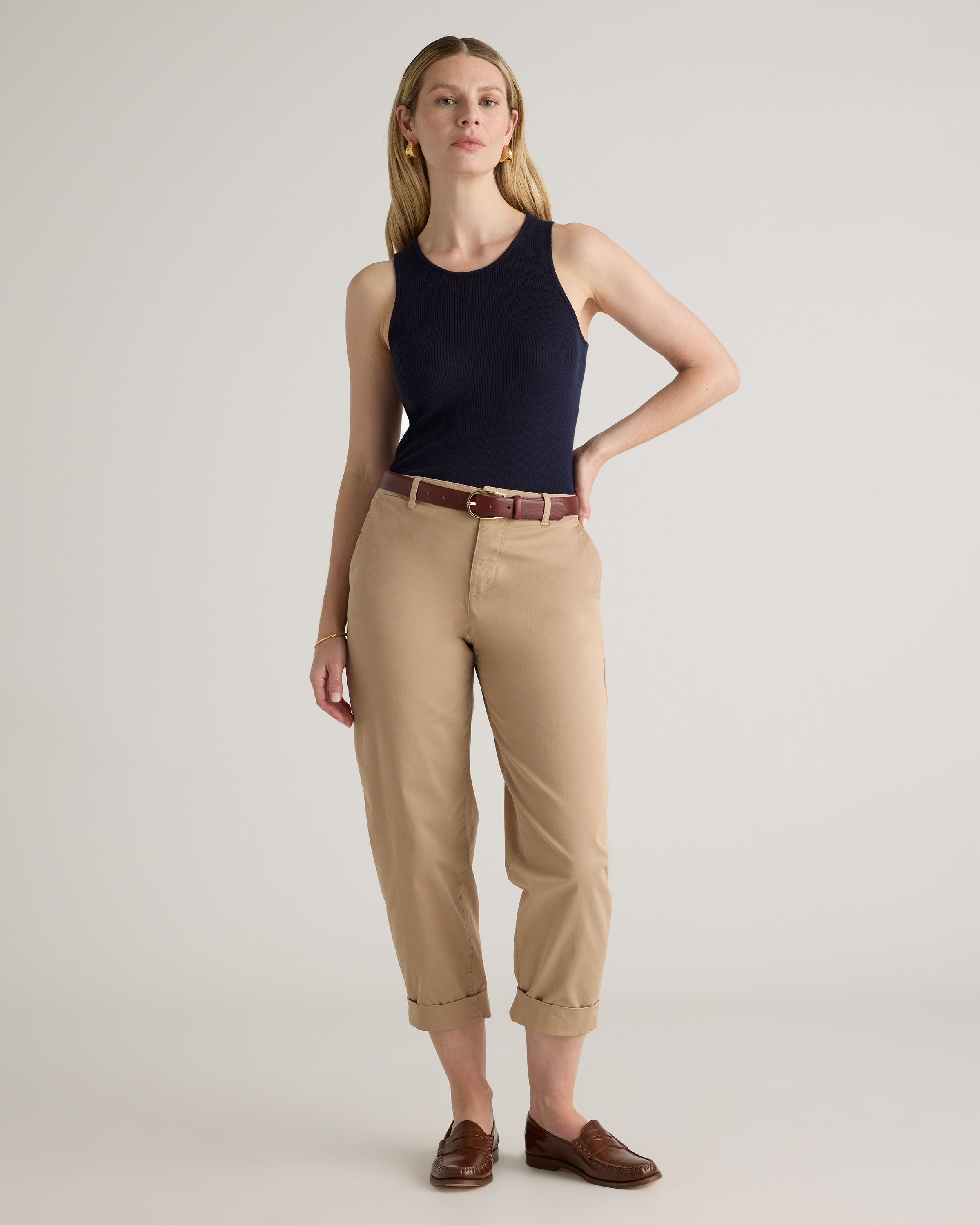 Featherweight Cashmere Ribbed Tank