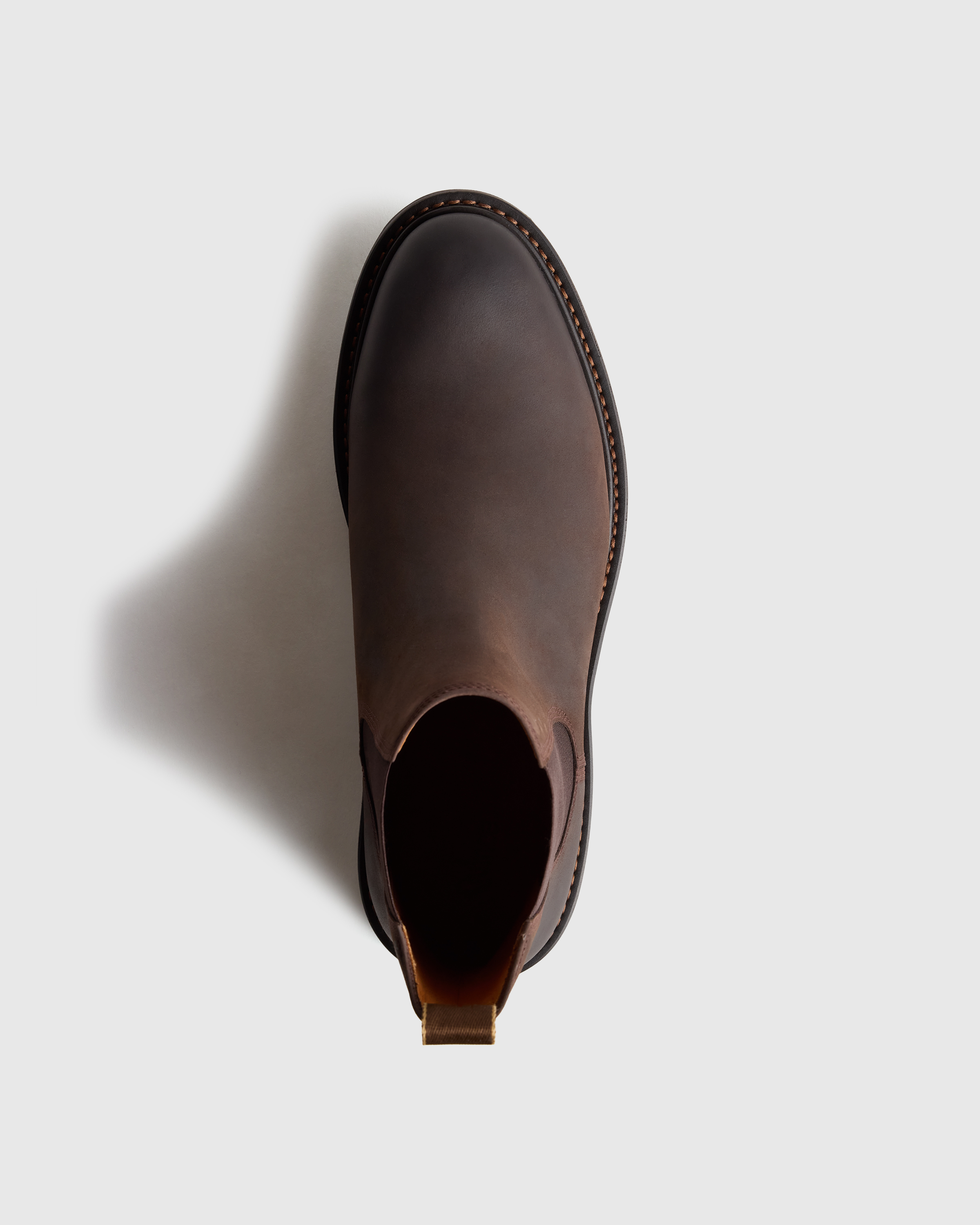 NWT Quince Rugged Leather Chelsea Boots Lug Sole Brown Brunette Mens 11 Rugged Leather Lug Sole Chelsea Boot main image 3