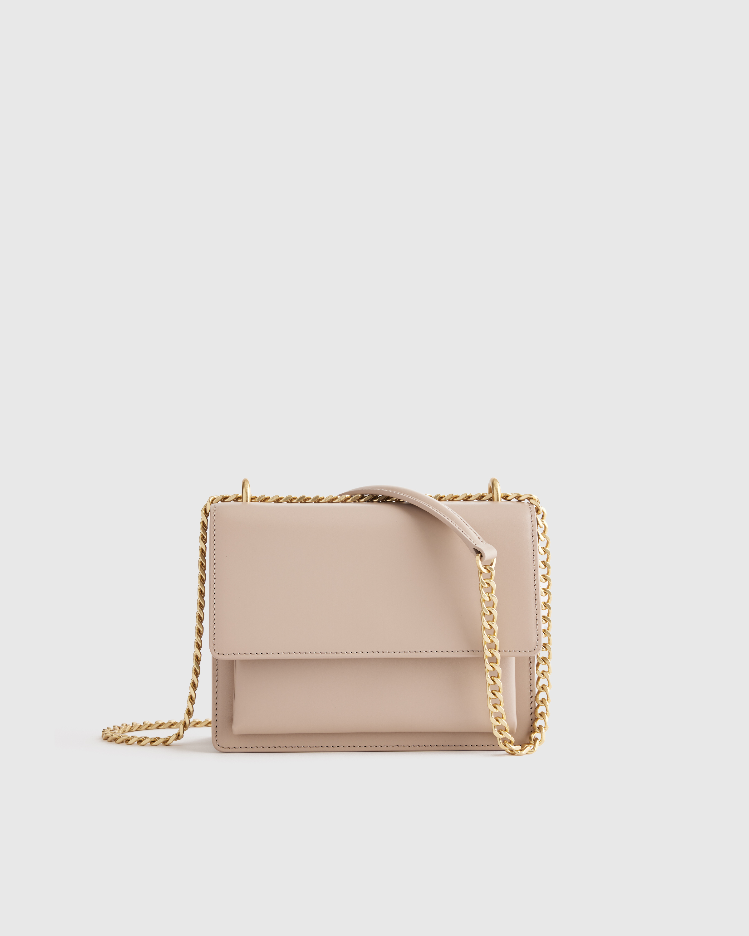 Quince Women's Italian Leather Flap Convertible Shoulder Bag