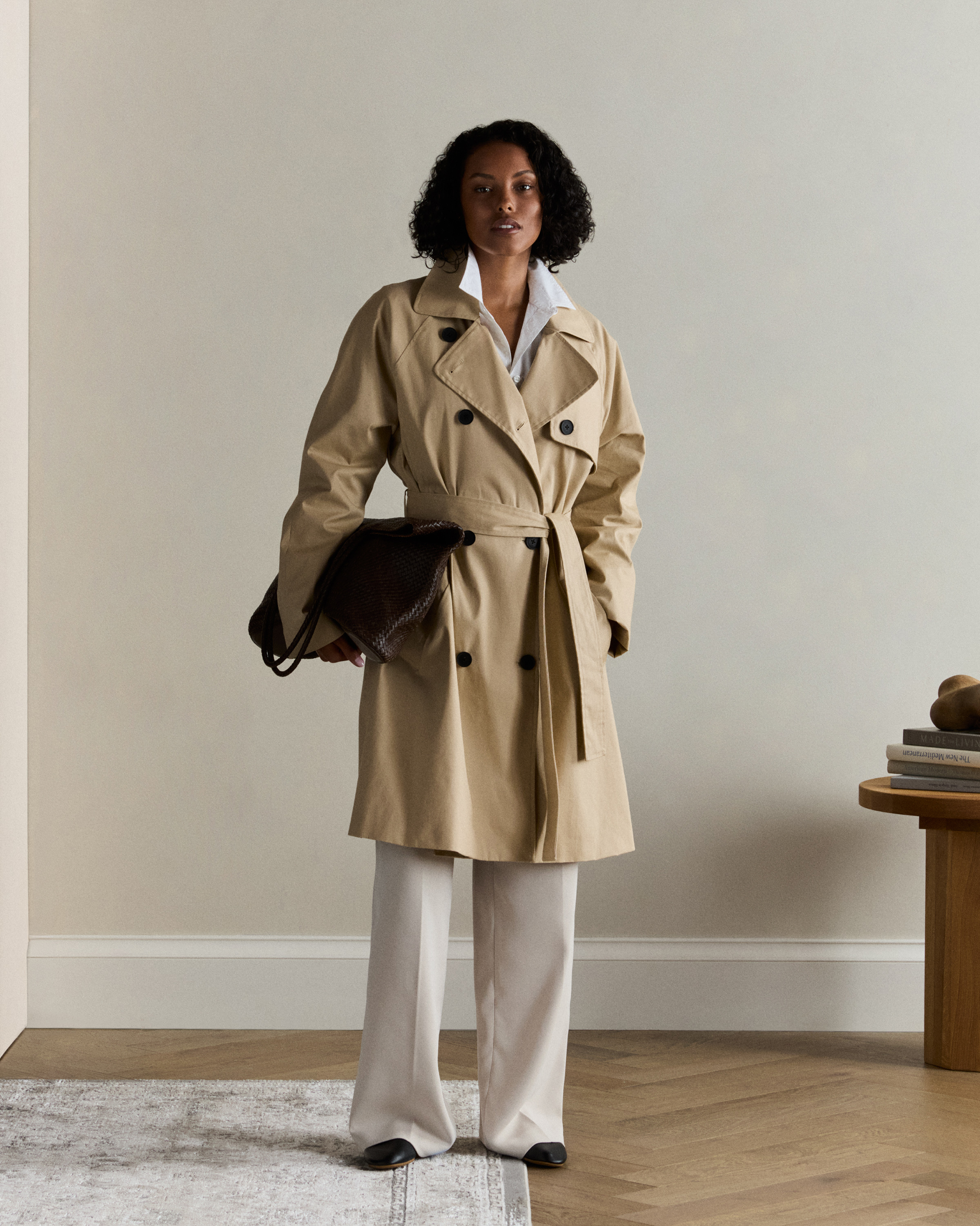 ジャケット・アウター Double Cloth Peach Trench Coat #size1 Z SUPPLY - DAVIS TRENCH COAT – swirlboutique