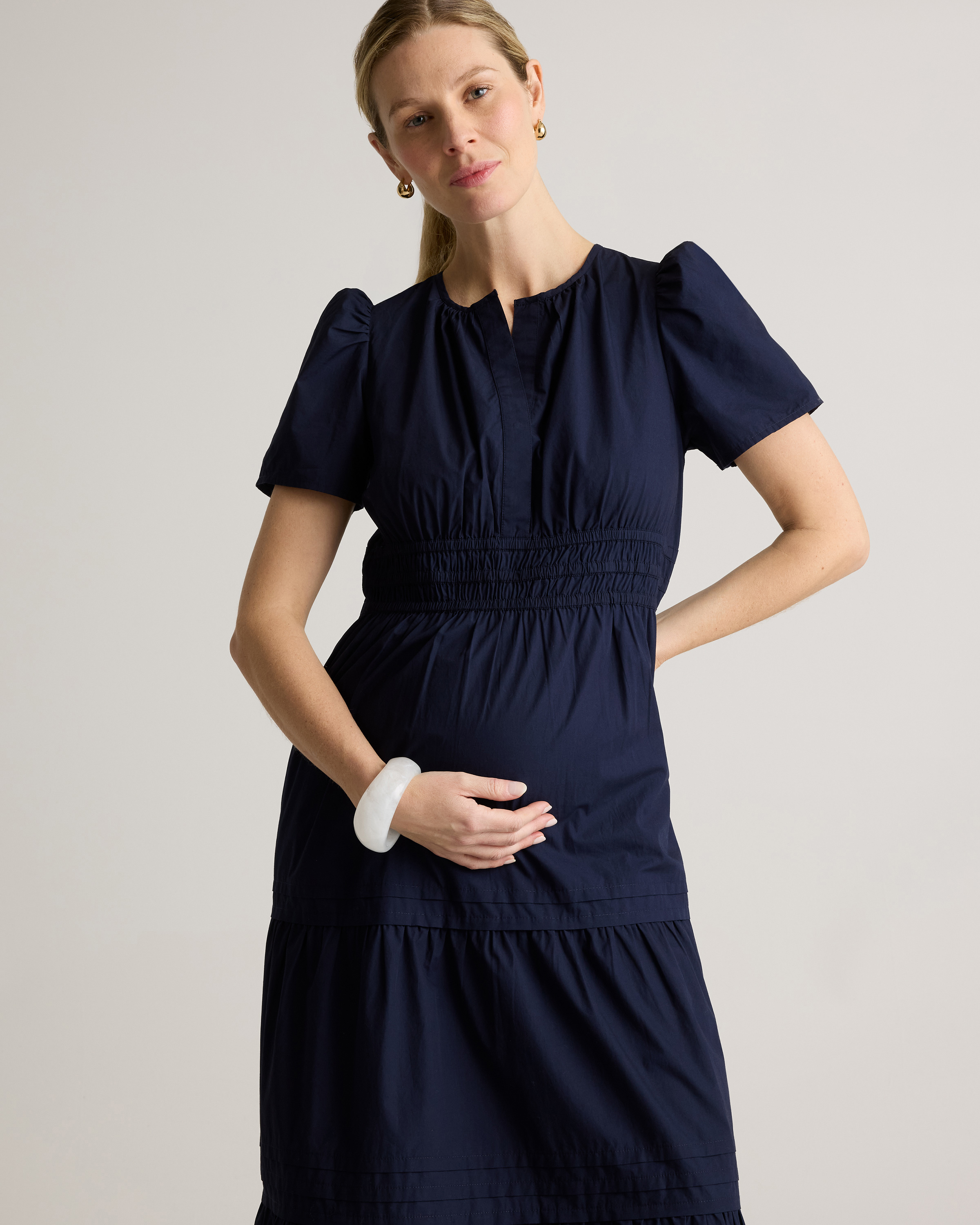 sachin and babi light blue dress 17 Fall and Winter Maternity Dresses to Buy main image 1