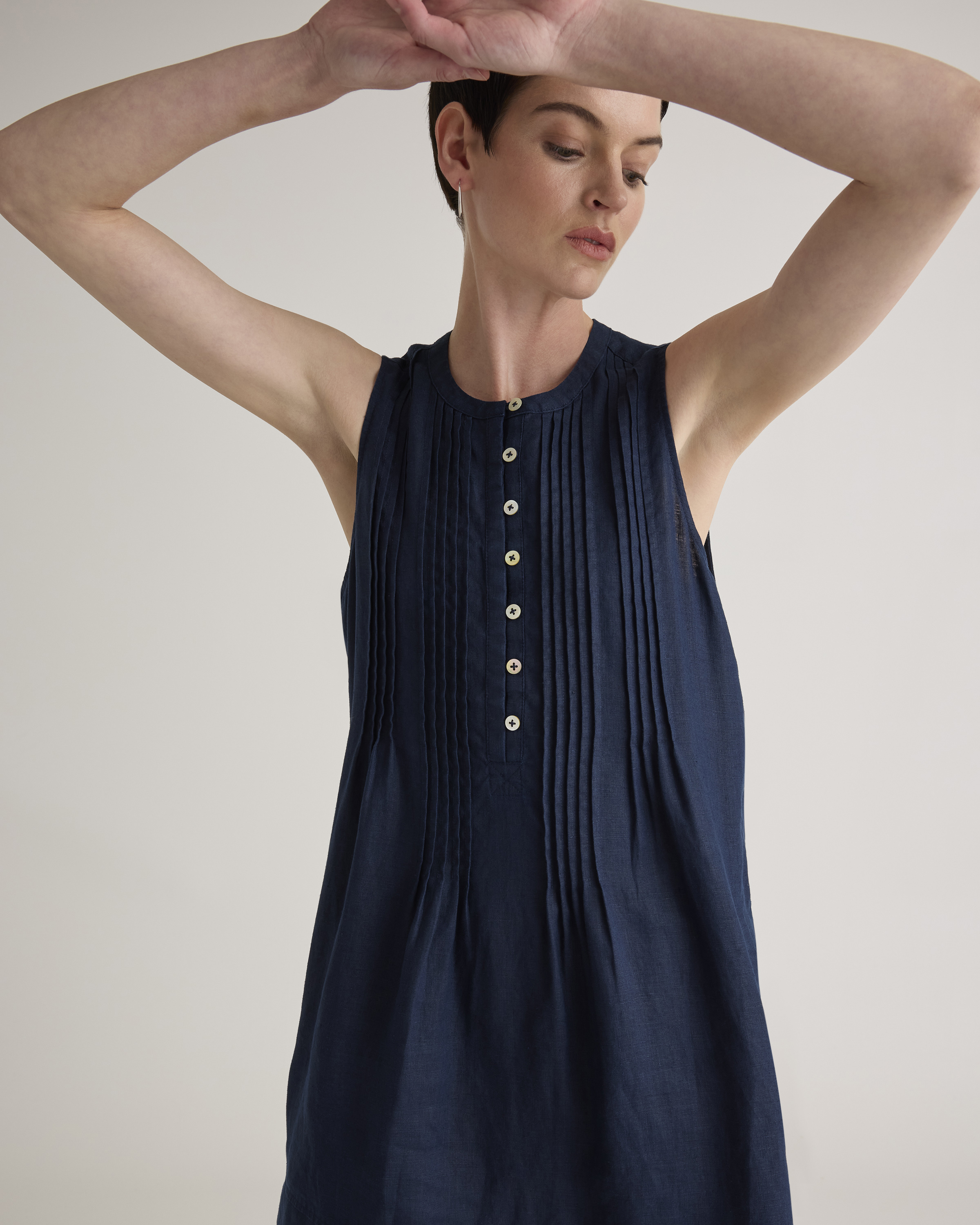 navy beach dress women Active Pique Palm Beach Dress – Addison Bay®