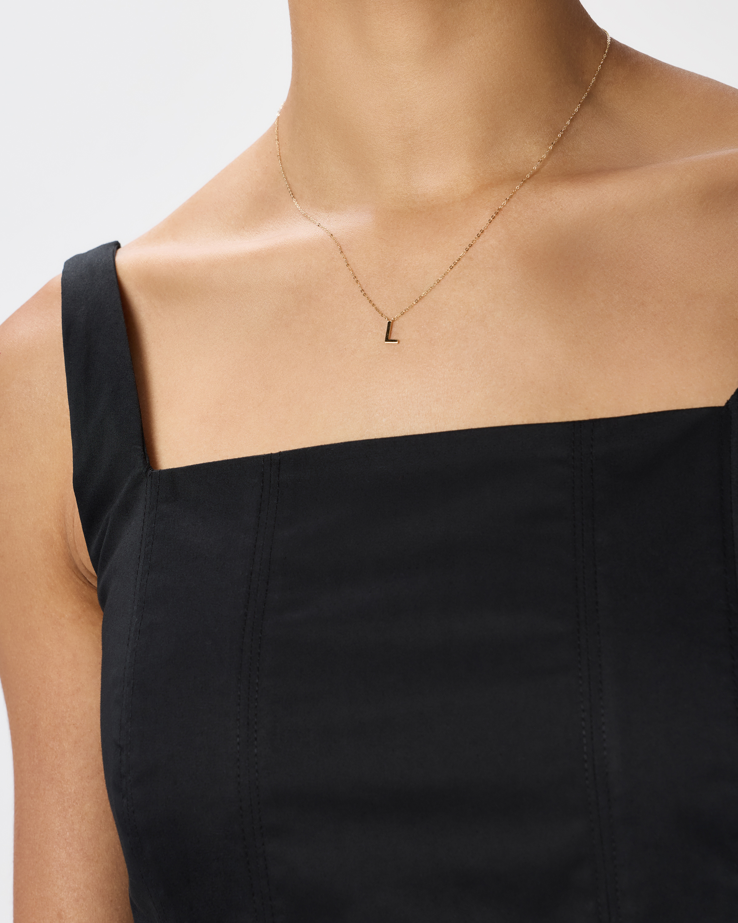 gold necklace for black dress Ramy Brook Martin Plunging Sleeveless Gown in Black