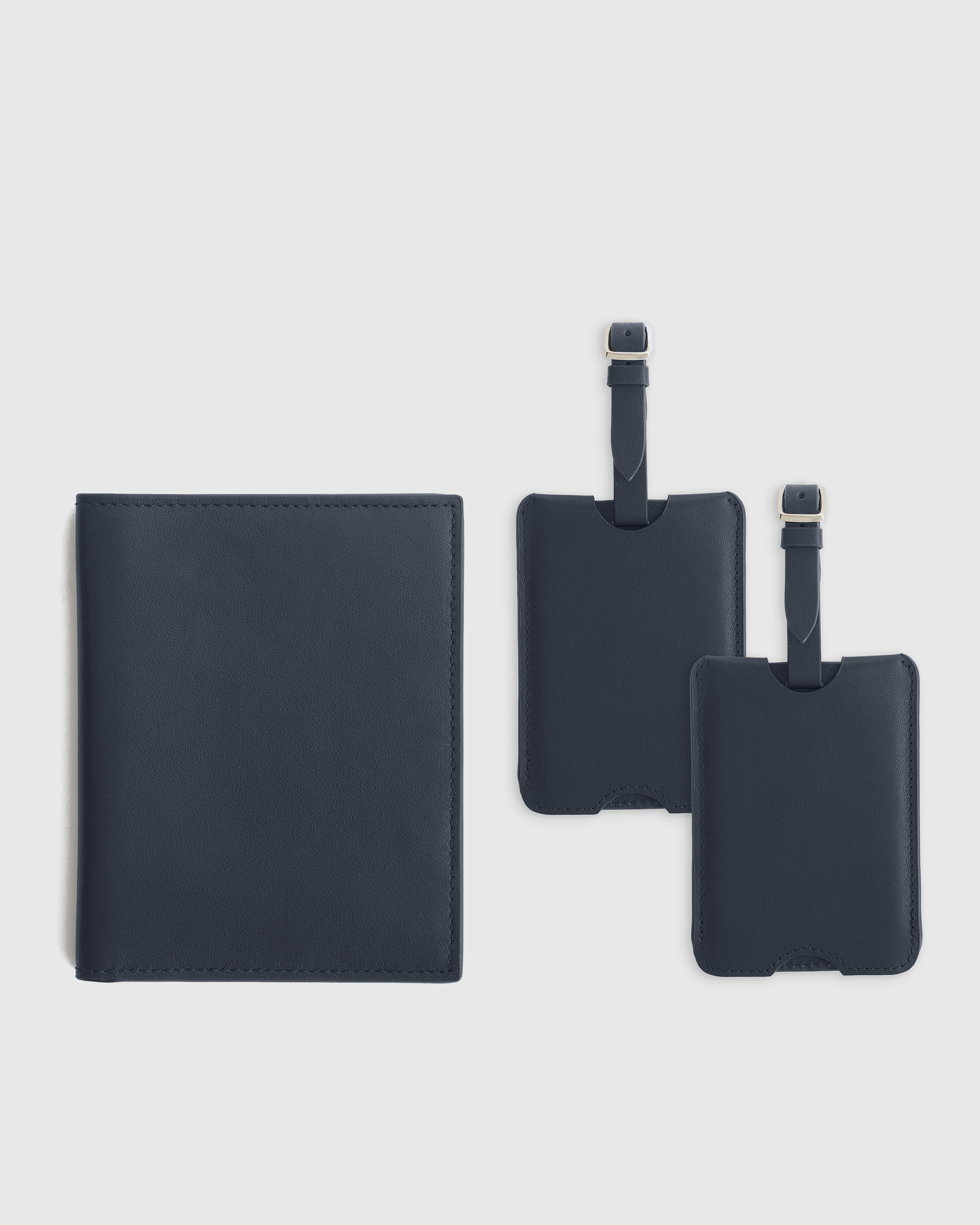 Navy passport folder
