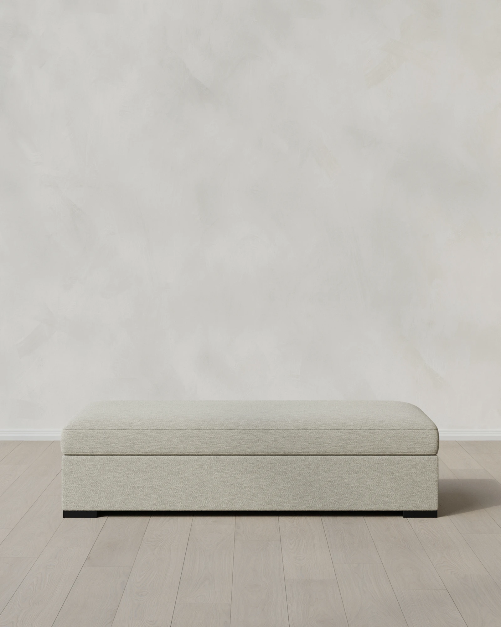 Stillman Coffee Ottoman in Performance Basketweave