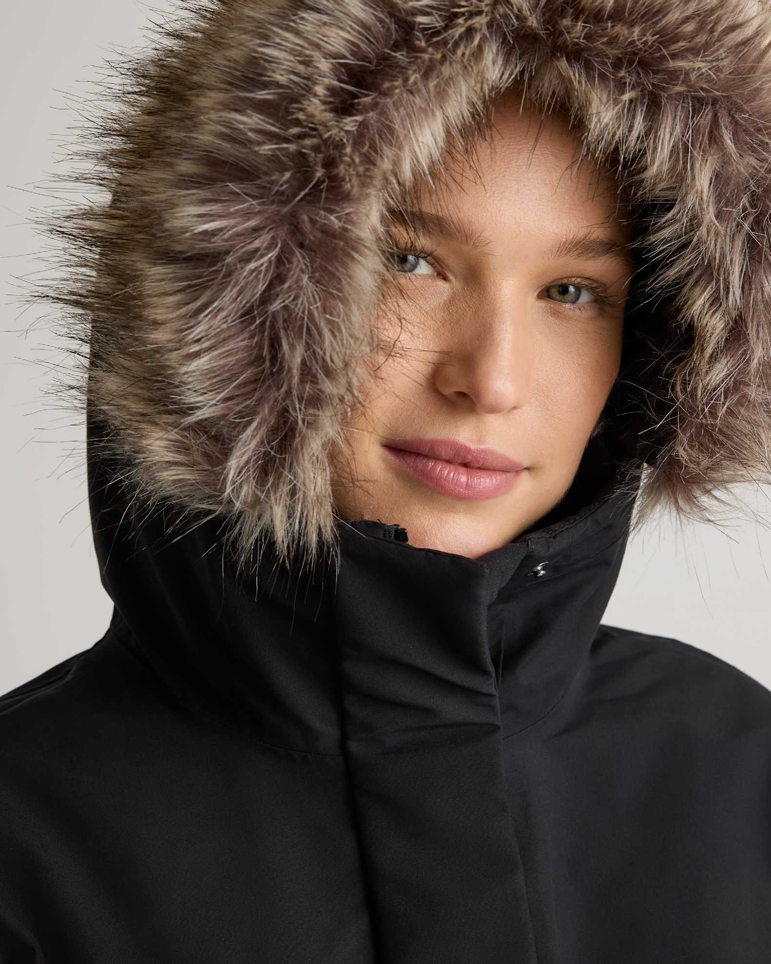 Featherless Long Puffer Parka