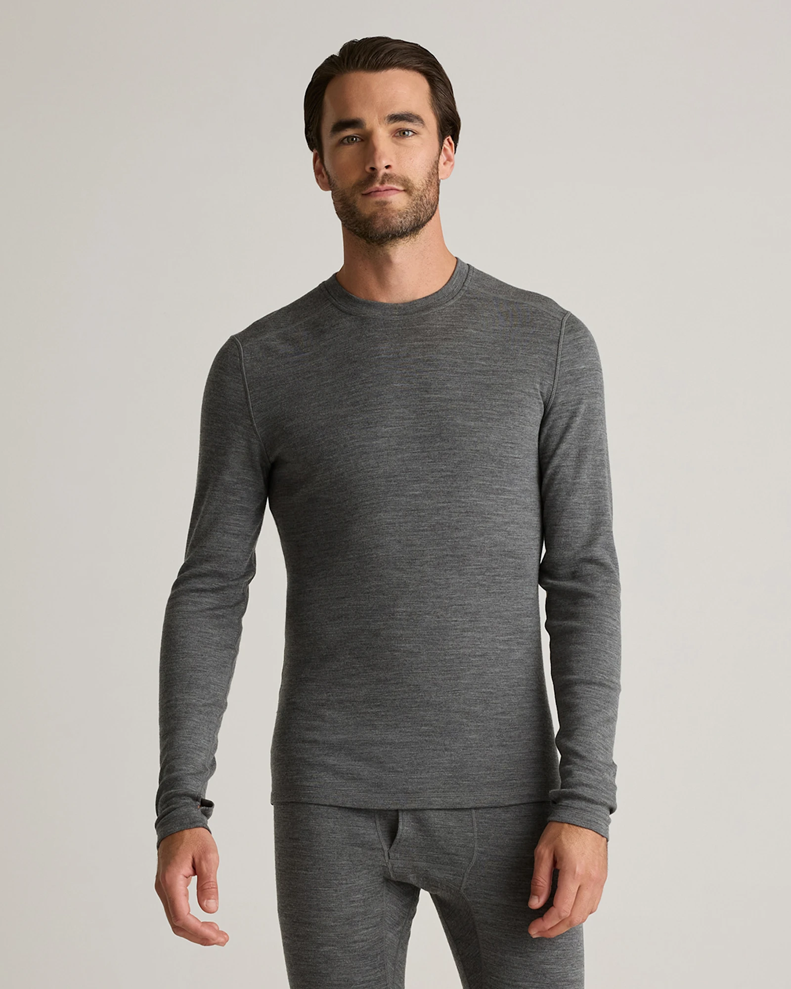 100% Merino Wool Cold Weather Base Layer Crew