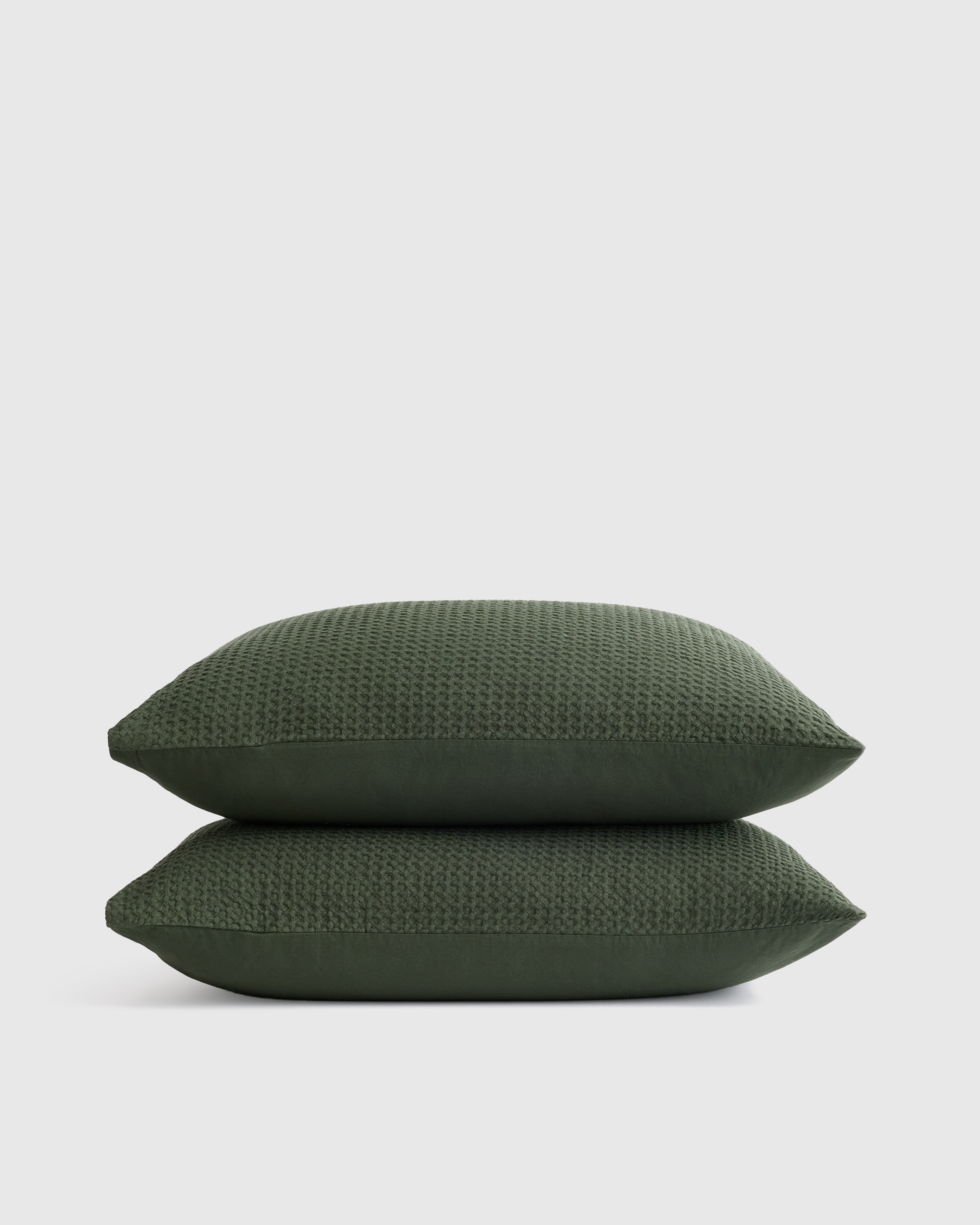 Pine Organic Luxe Honeycomb Sham Set