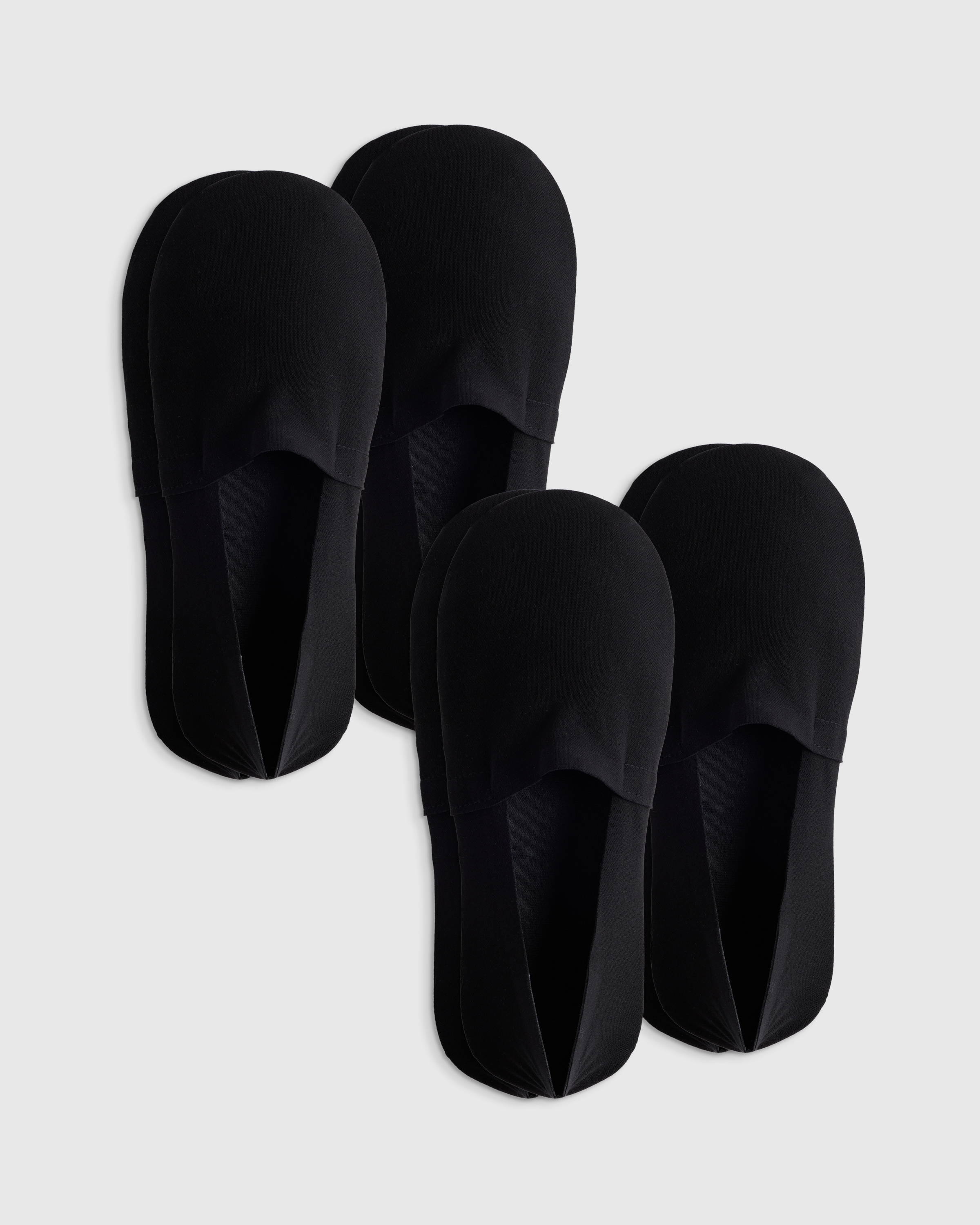Black Everyday Lightweight No-Show Liner Socks (4-Pack)