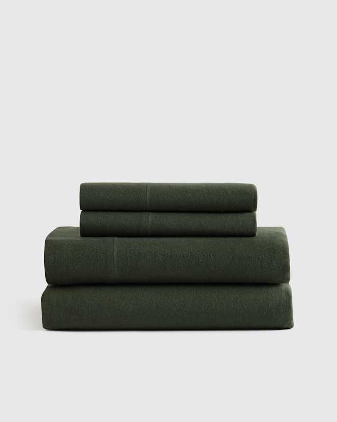 Pine Luxury Organic Flannel Sheet Set