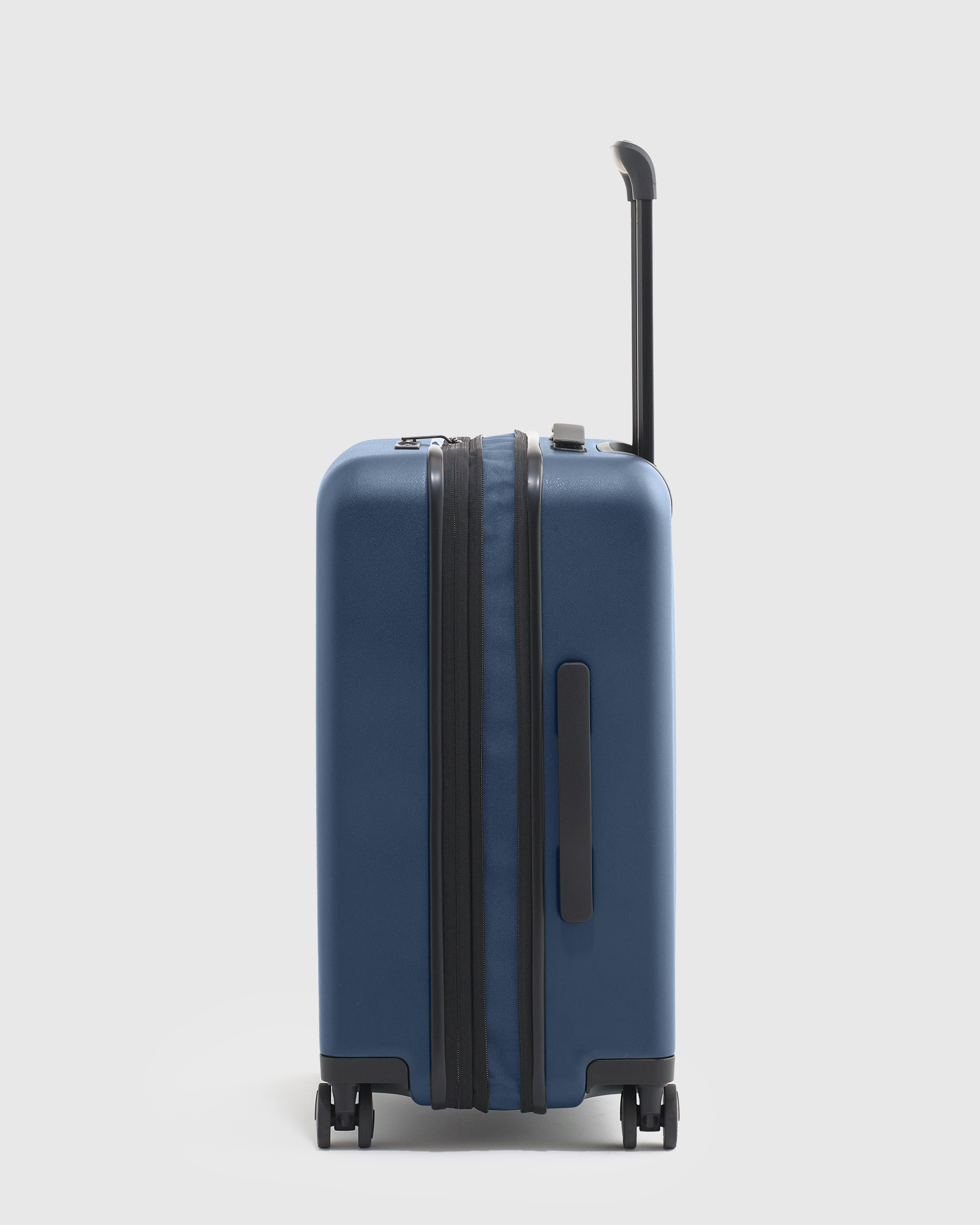 Expandable Small Carry-On Suitcase in Navy