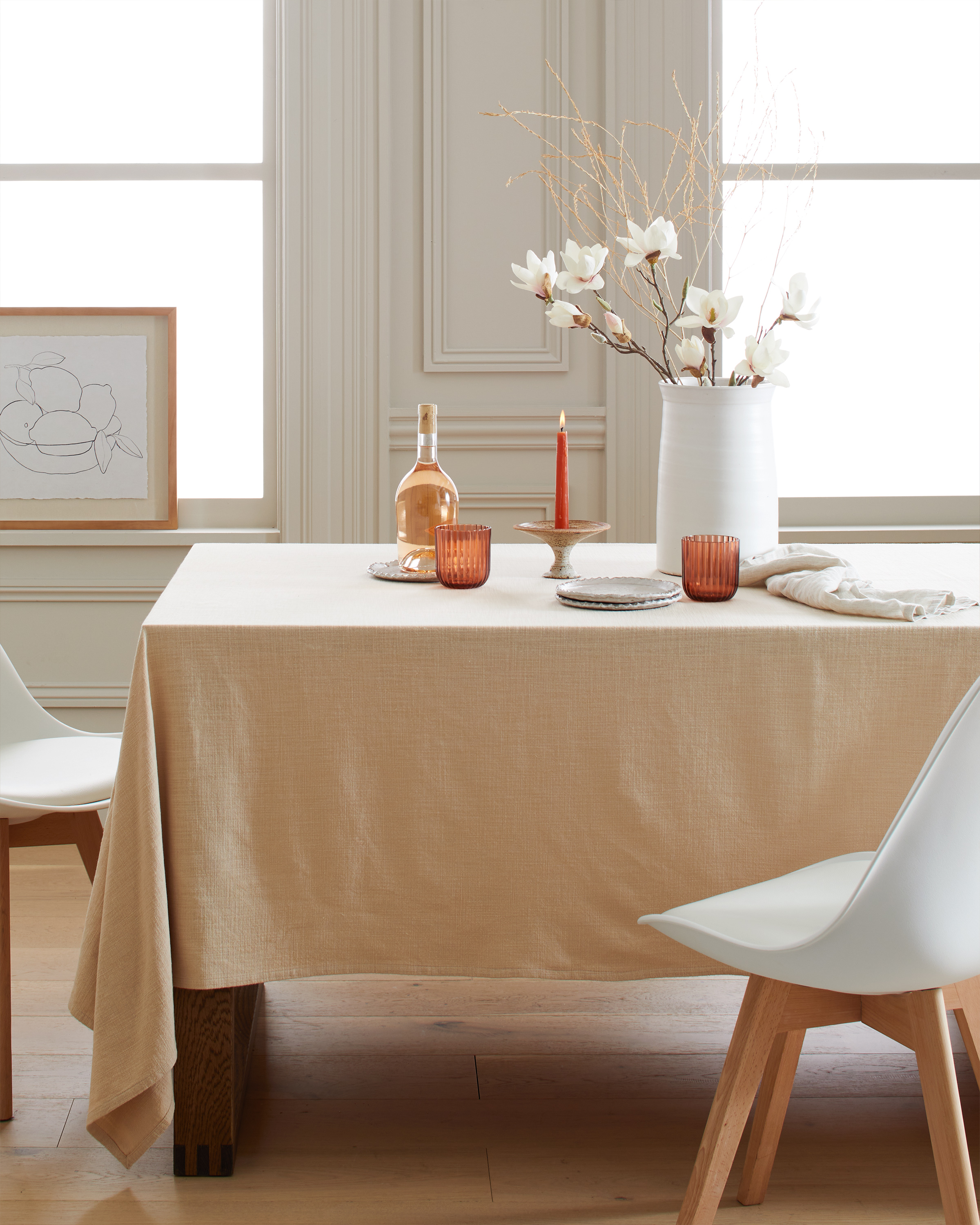 Flax Organic Cotton Tablecloth