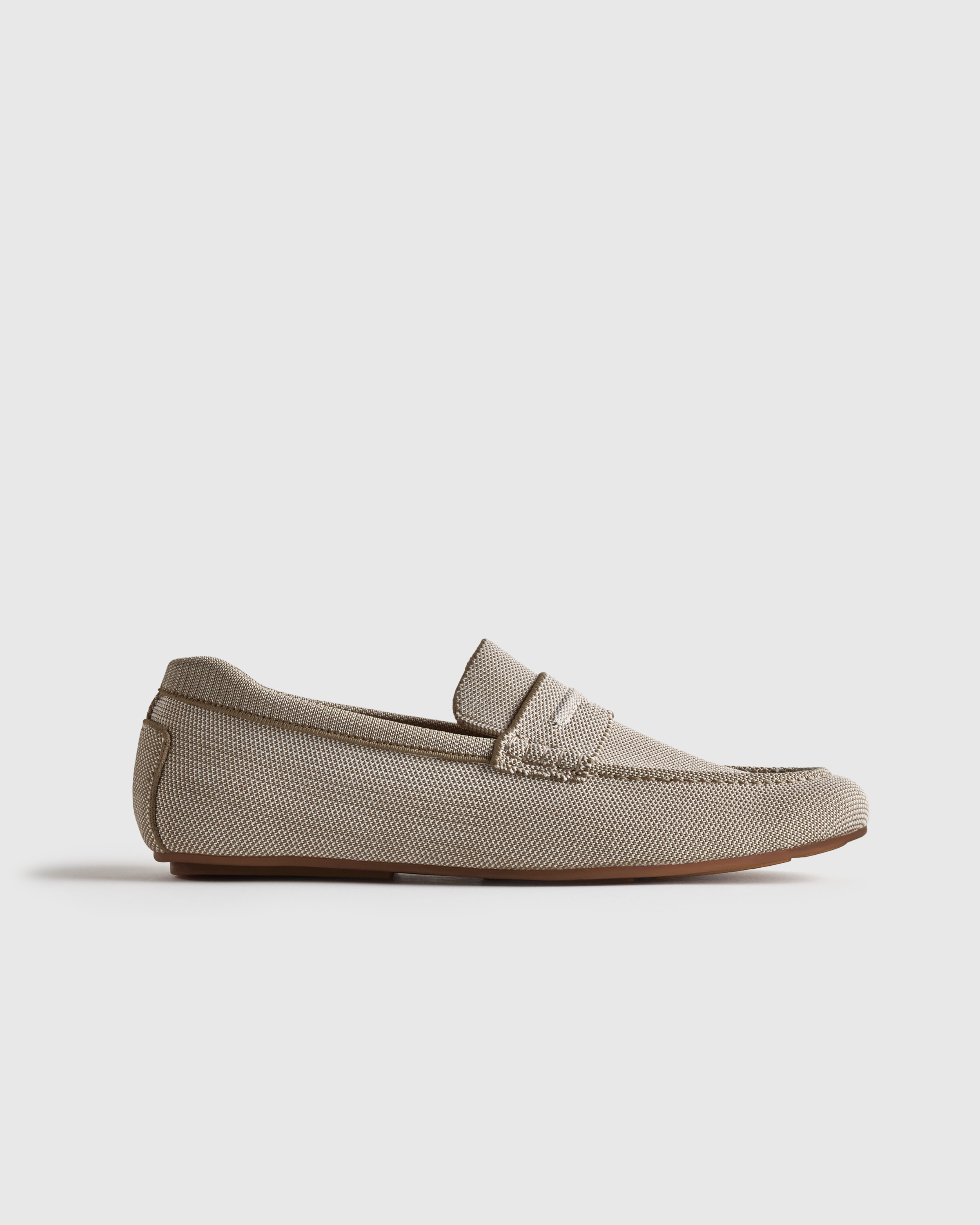 Wheat Recycled Knit Driving Loafer