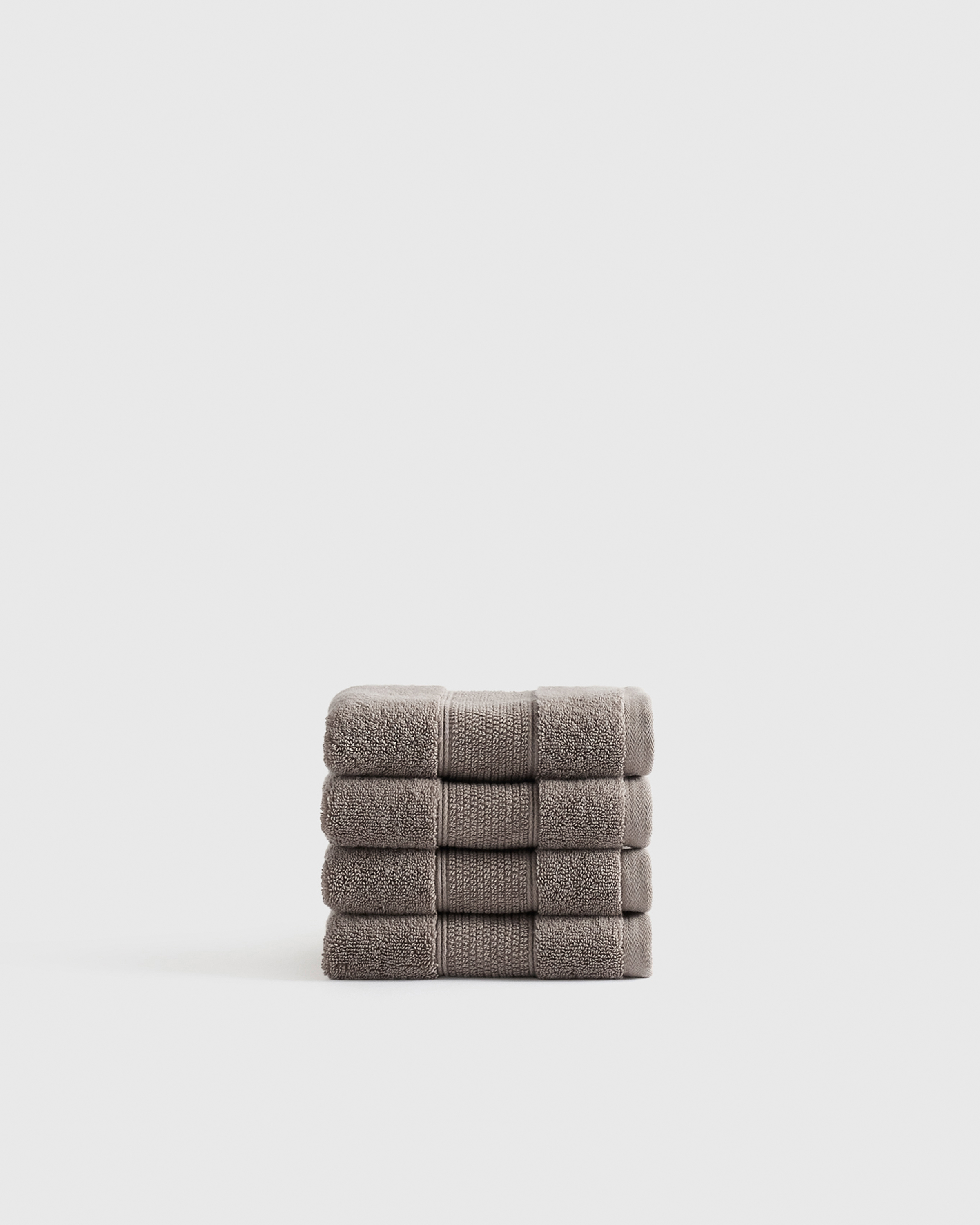 Heather Brown Classic Organic Turkish Cotton Washcloth (Set of 4)