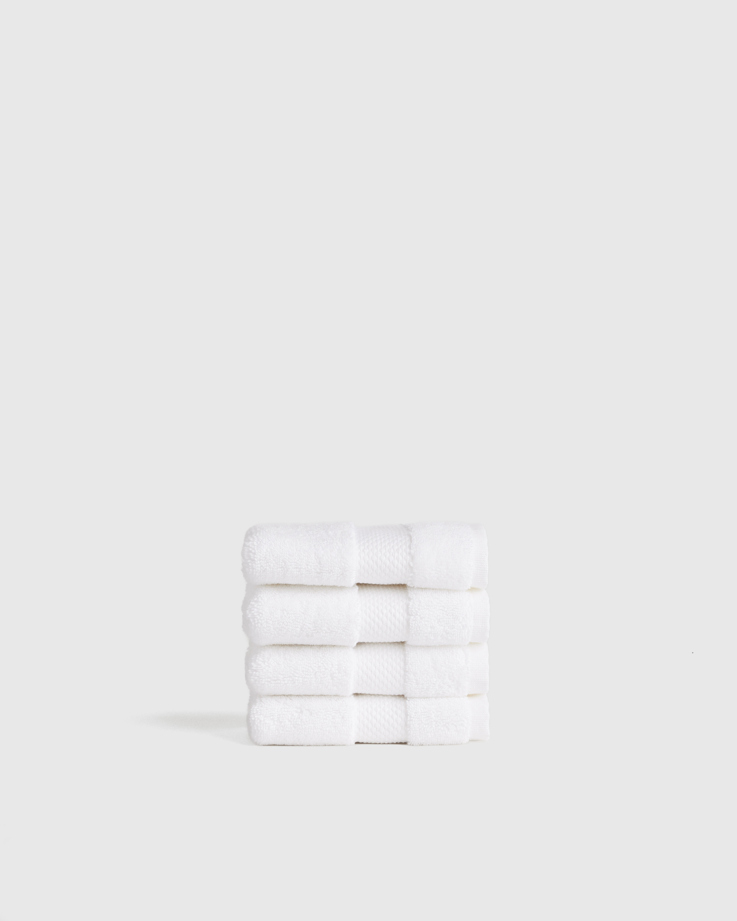 White Turkish Ultra Plush Washcloth (Set of 4)