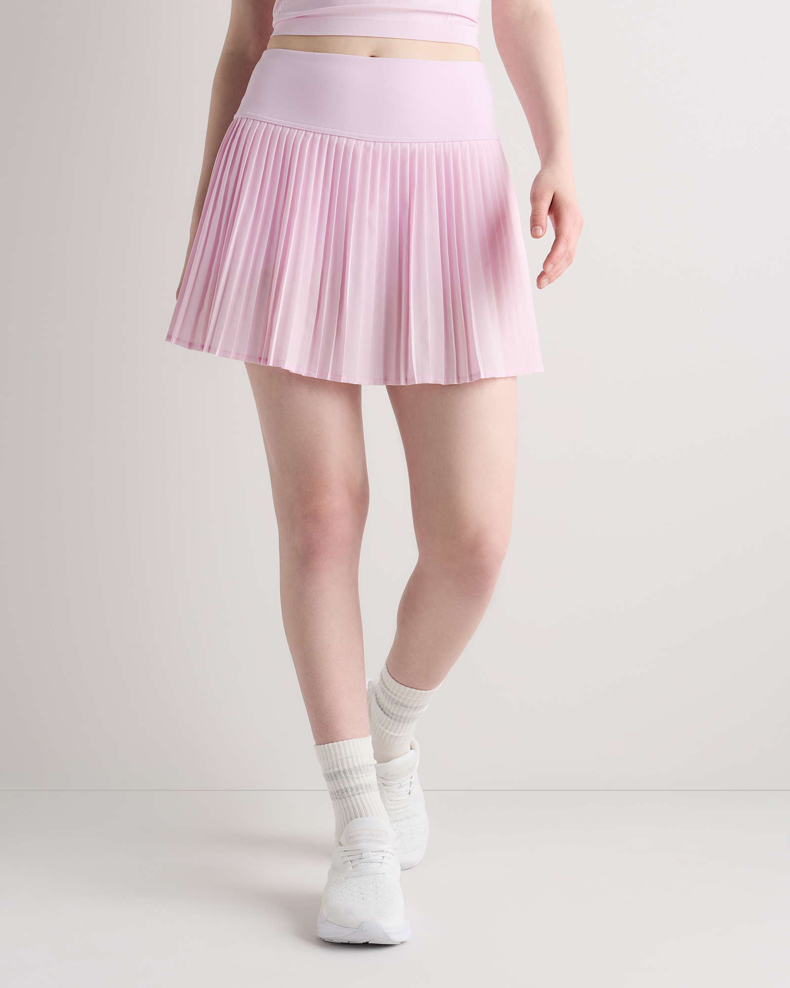 Petal Pink Court Sport Pleated Tennis Skirt