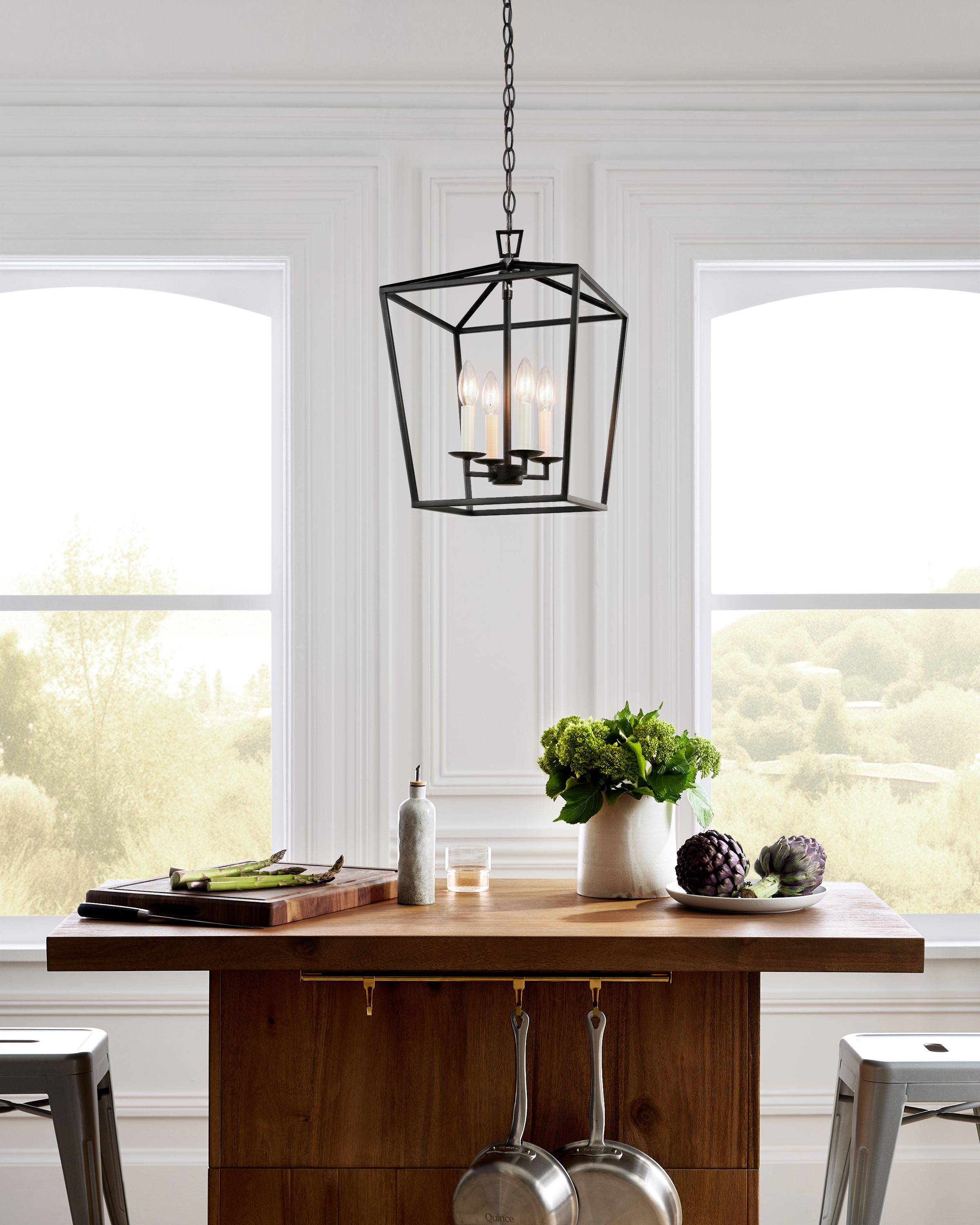 Traditional Steel Lantern Pendant - Thumbnail 2