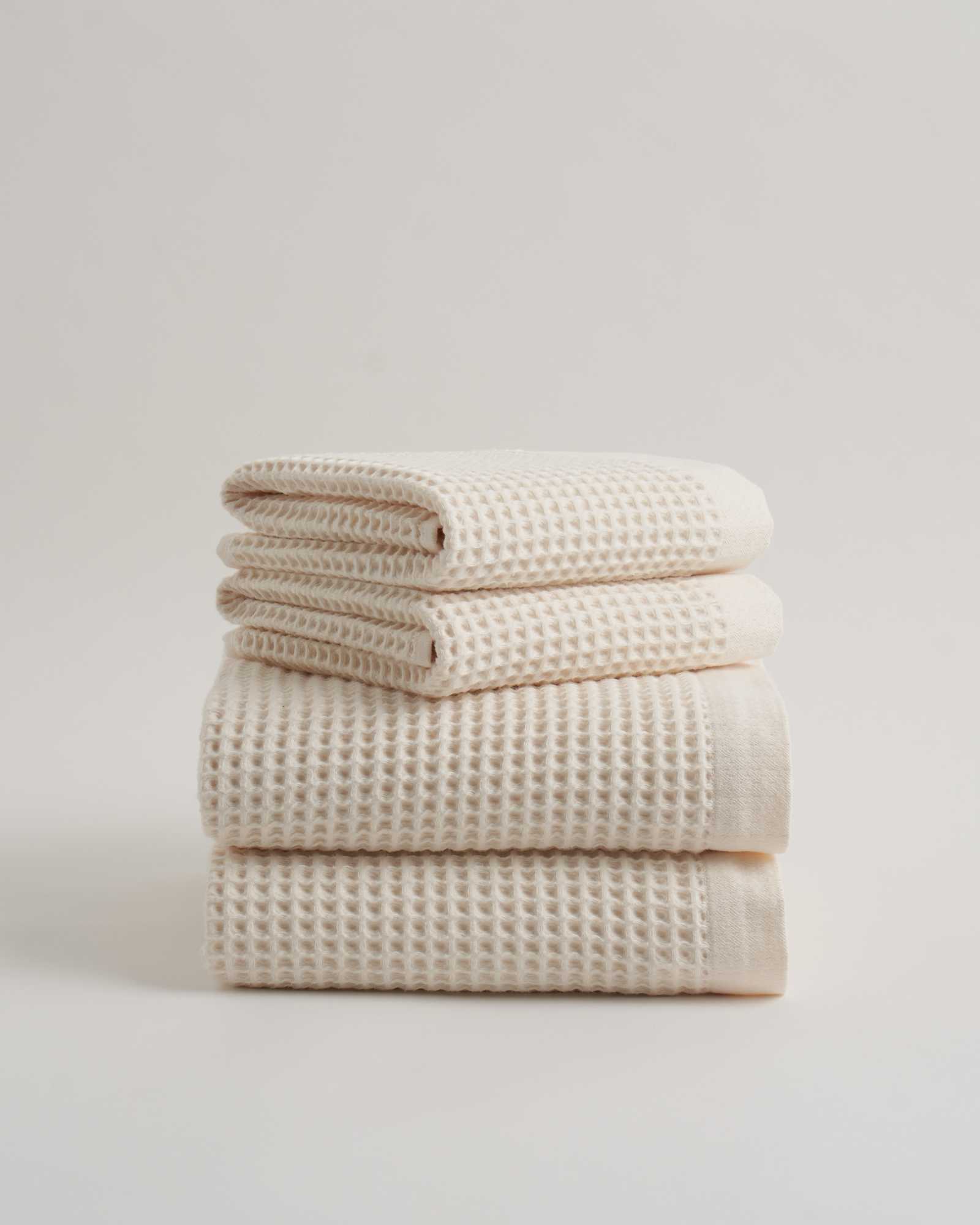Organic Turkish Waffle Bath Towel Bundle