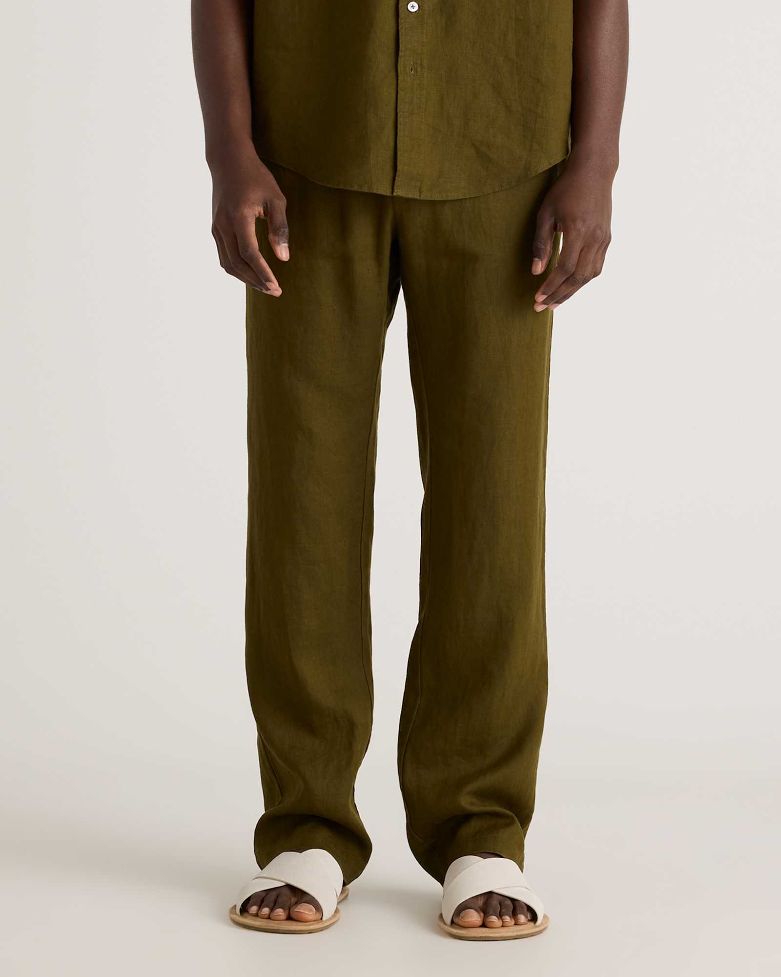 Men's 100% European Linen Pants