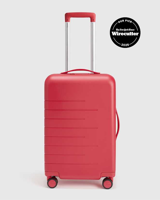 Small Carry-On Suitcase Venetian Red